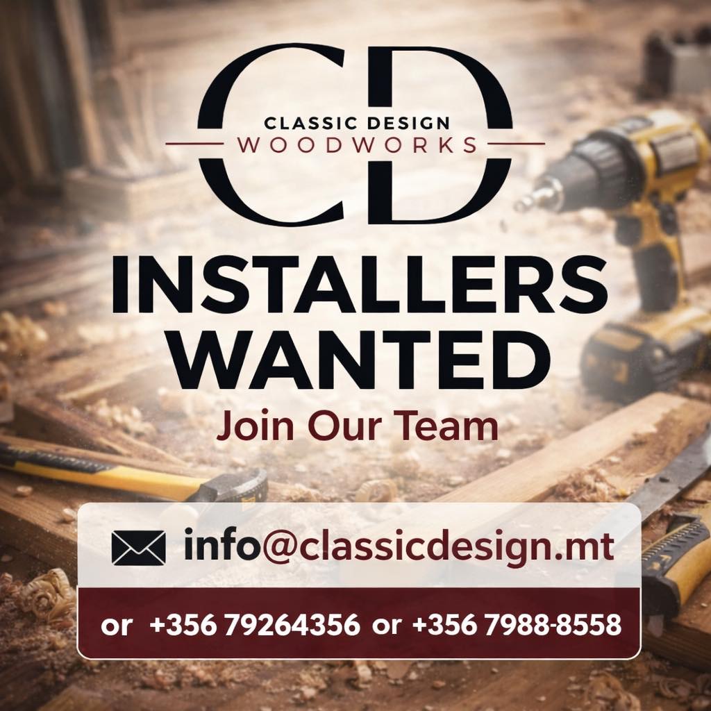 🚪 DOOR INSTALLER WANTED –... - Ellul Classic Design Woodworks | Facebook