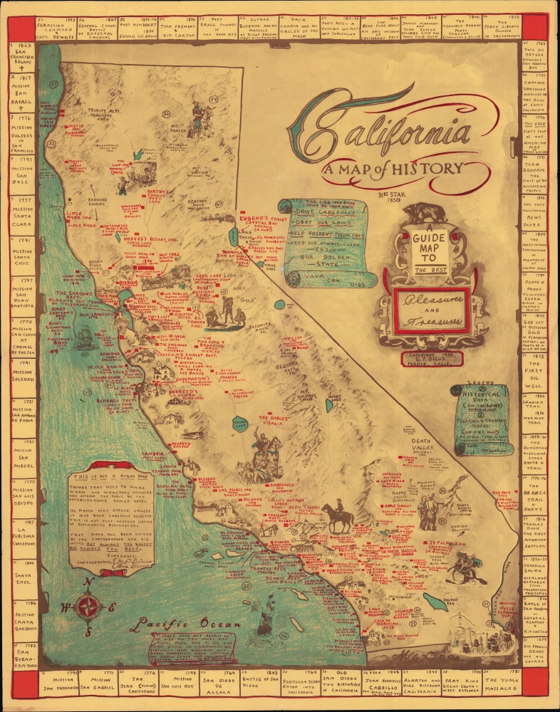 1954 Dicus Pictorial... - Geographicus Rare Antique Maps | Facebook
