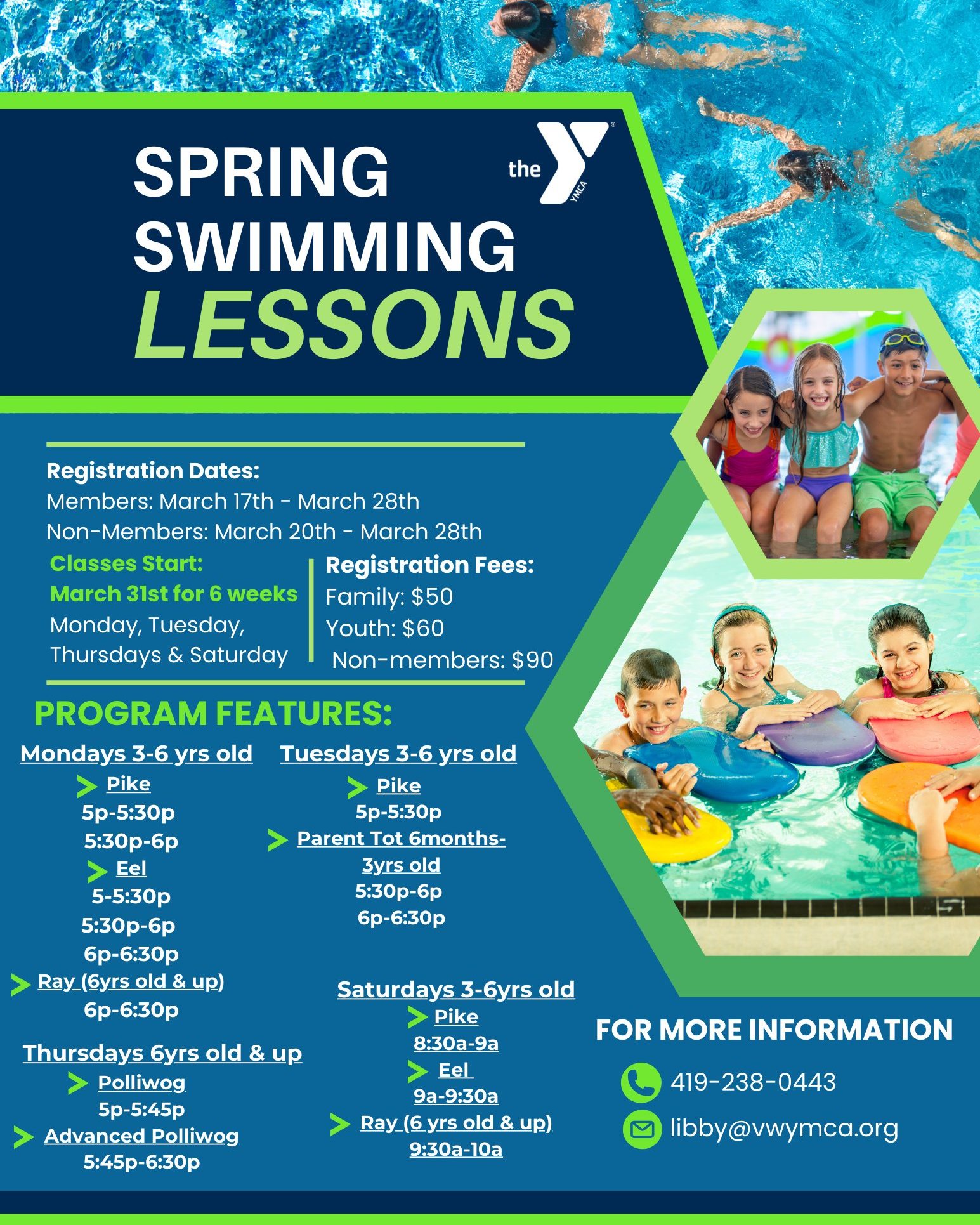 Van - 🌊🏊‍♂️ LAST CHANCE! 🏊‍♀️🌞 🚨 Spring Swim Lesson Registration Ends ...