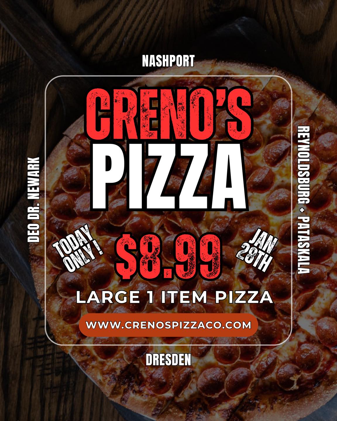 Creno's Pizza Dresden | Dresden OH