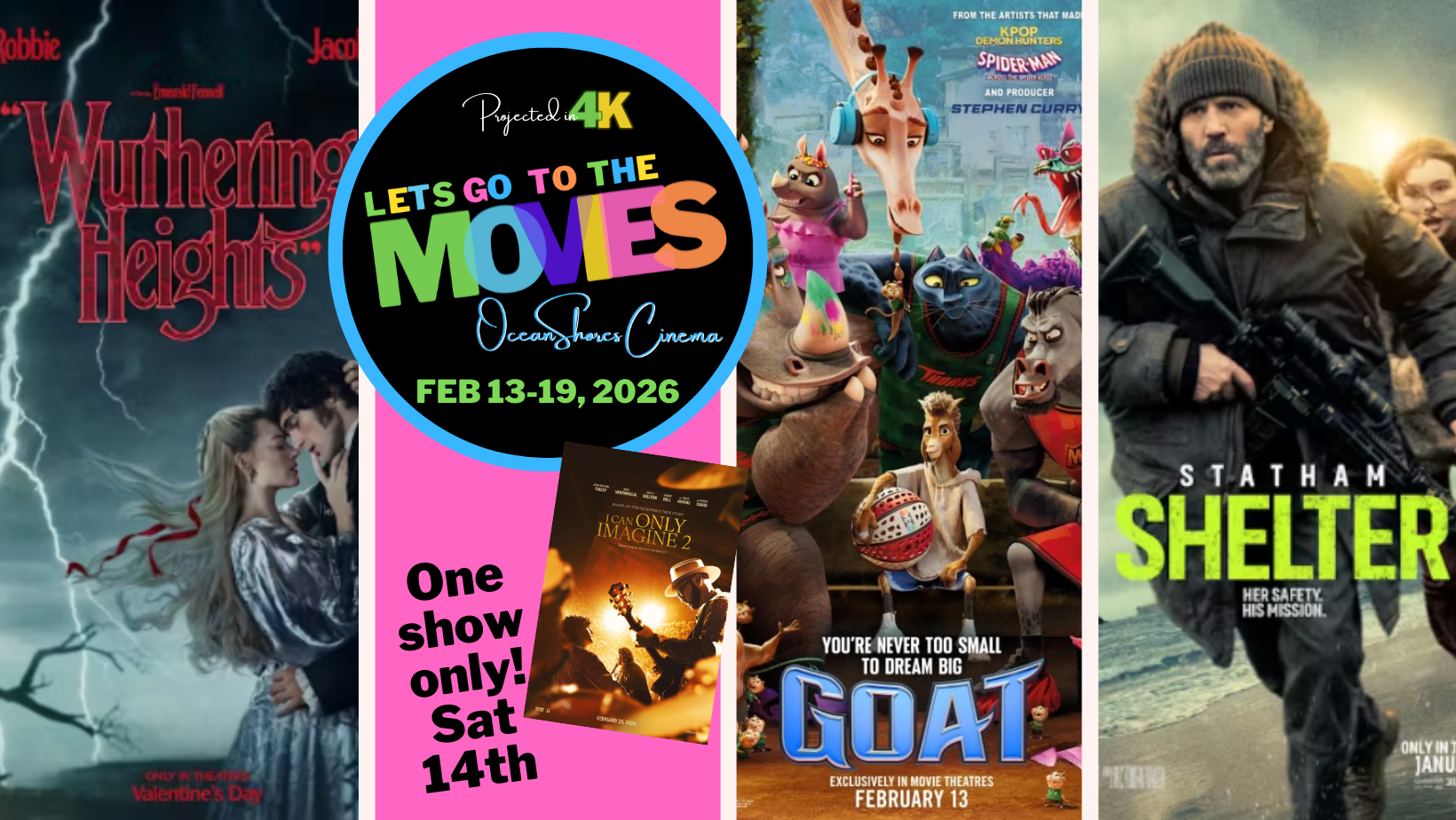 Now Showing at the ONLY first-run... - Ocean Shores Cinema | Facebook