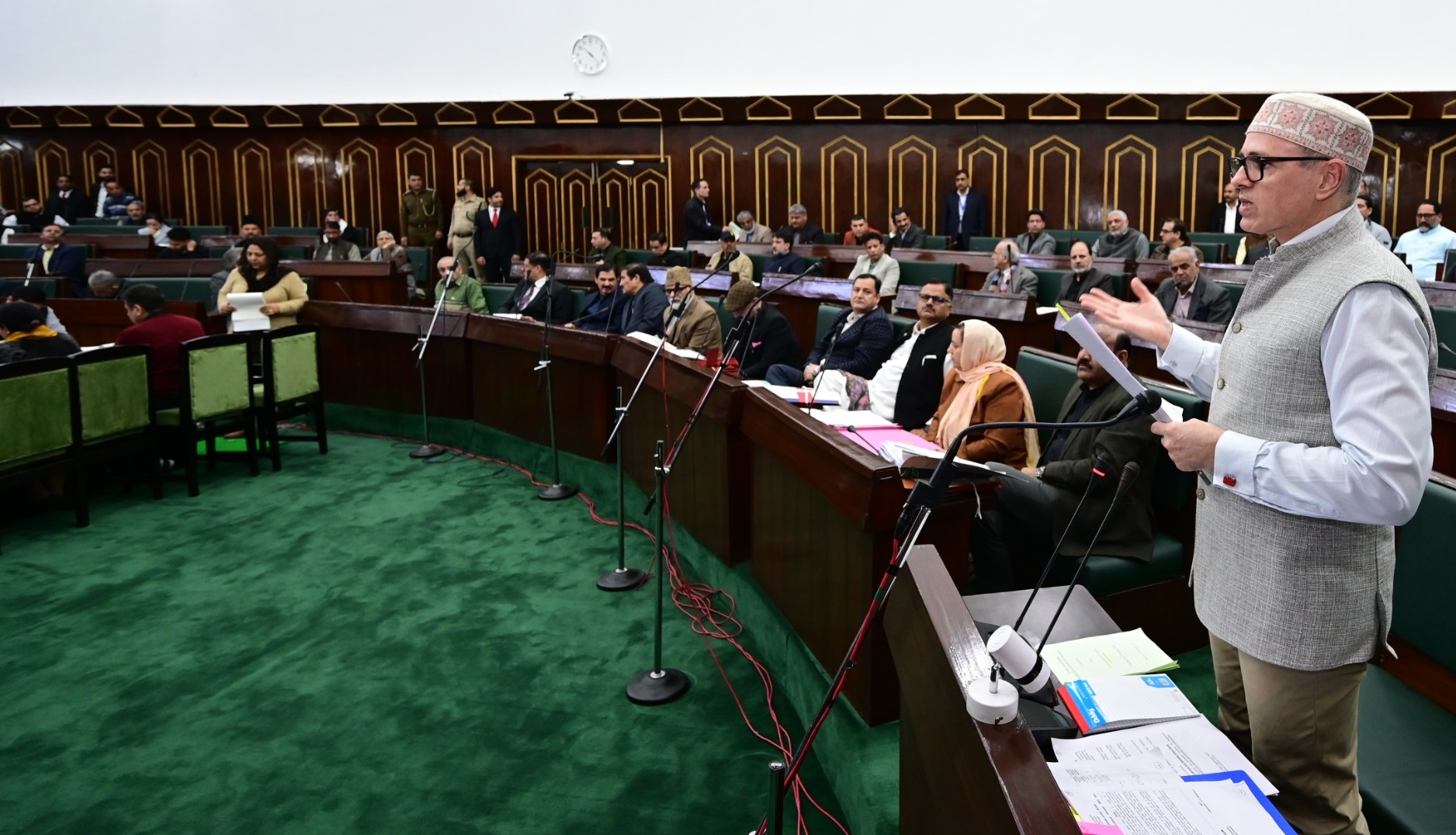 Taskeen - Budget Session-2026 CM Omar Abdullah tables Economic Survey ...