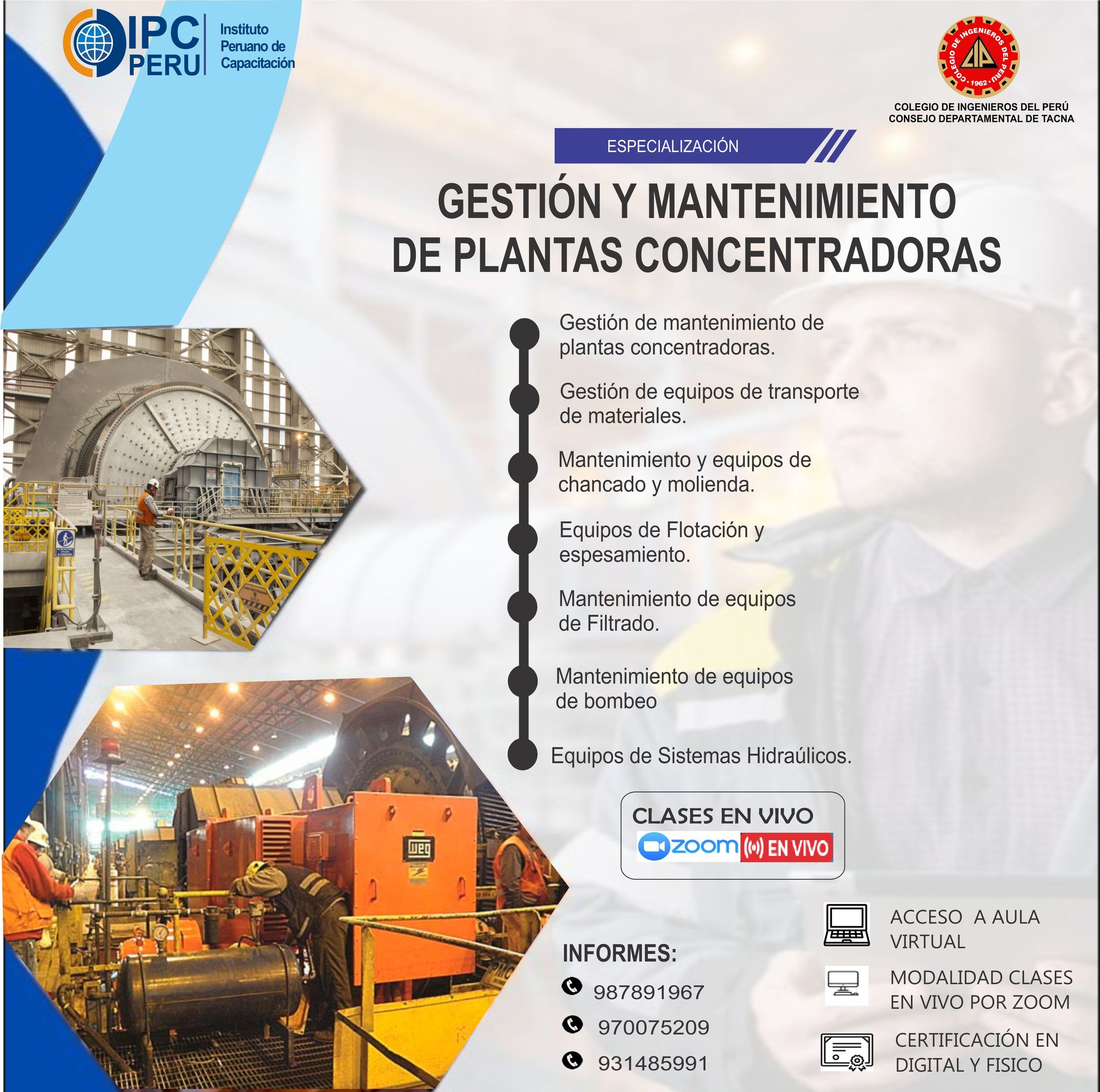 Instituto - DOBLE CERTIFICACION DE ESPECIALIZACIÓN Y SEMINARIO EN ILO 🙋 ...