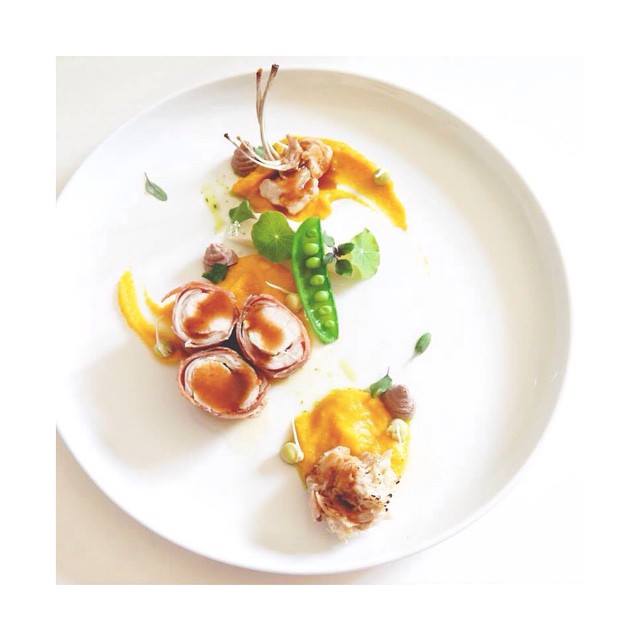 Fine Dining Restaurants - Rabbit four ways: loin roulade, leg confit ...