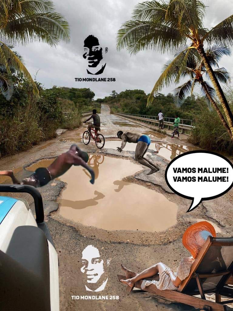 Portal Moz News - Inchope- Estrada Nacional nr 1.