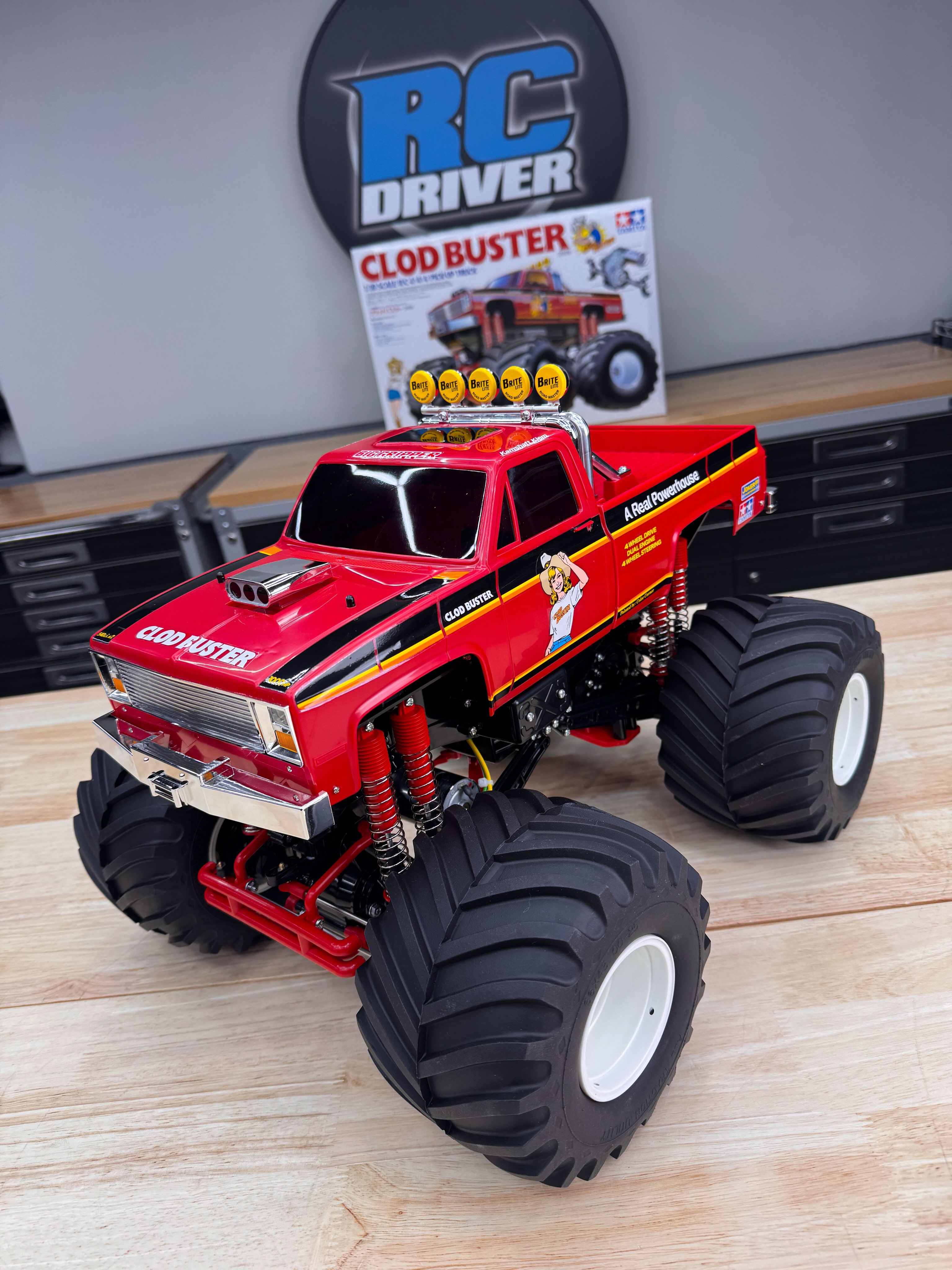 Upcoming TAMIYA 58762 Clod Buster 1/10 Big-Foot Chassis Monster