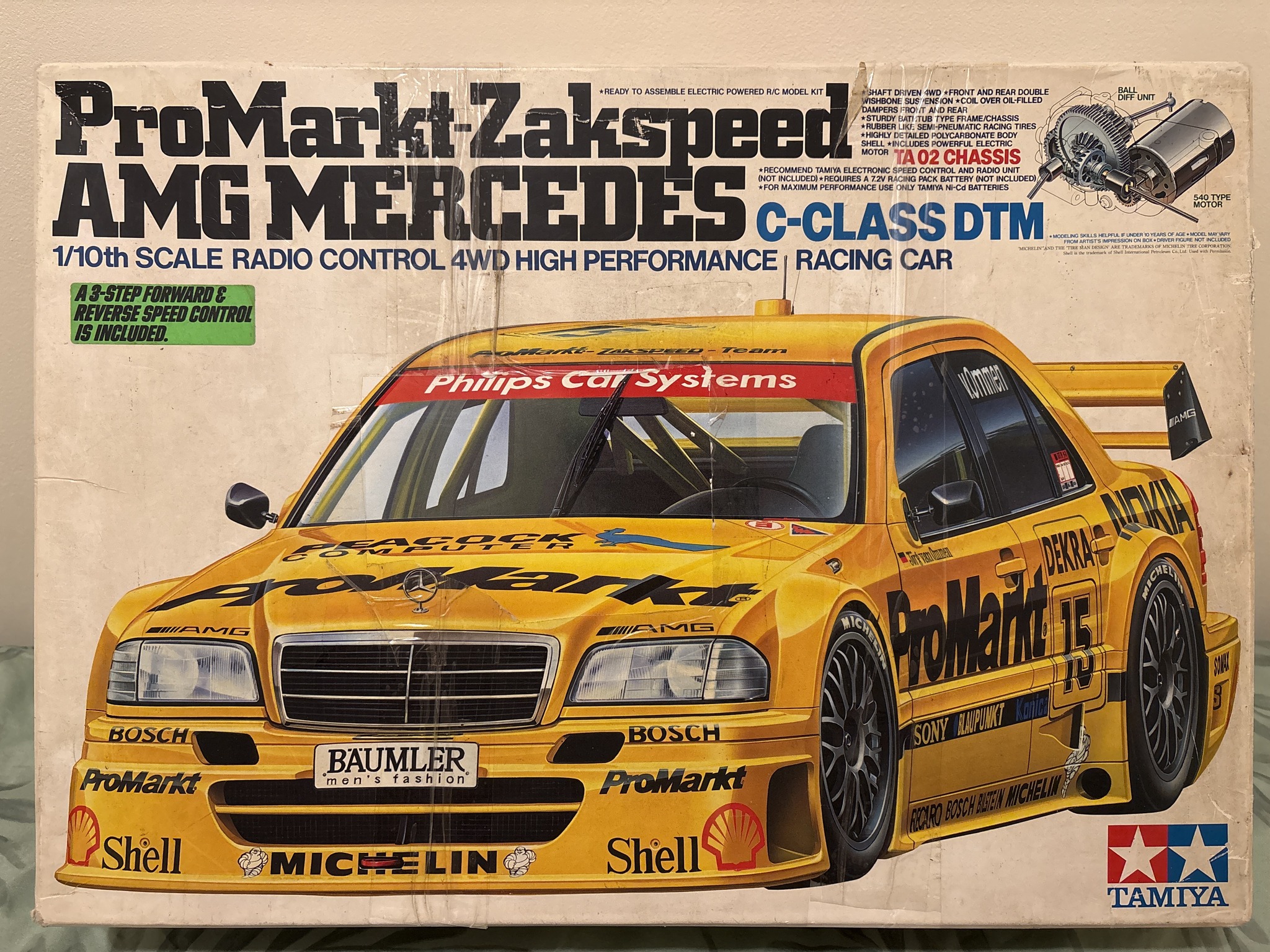 Tamiya promarkt zakspeed mercedes c class dtm car