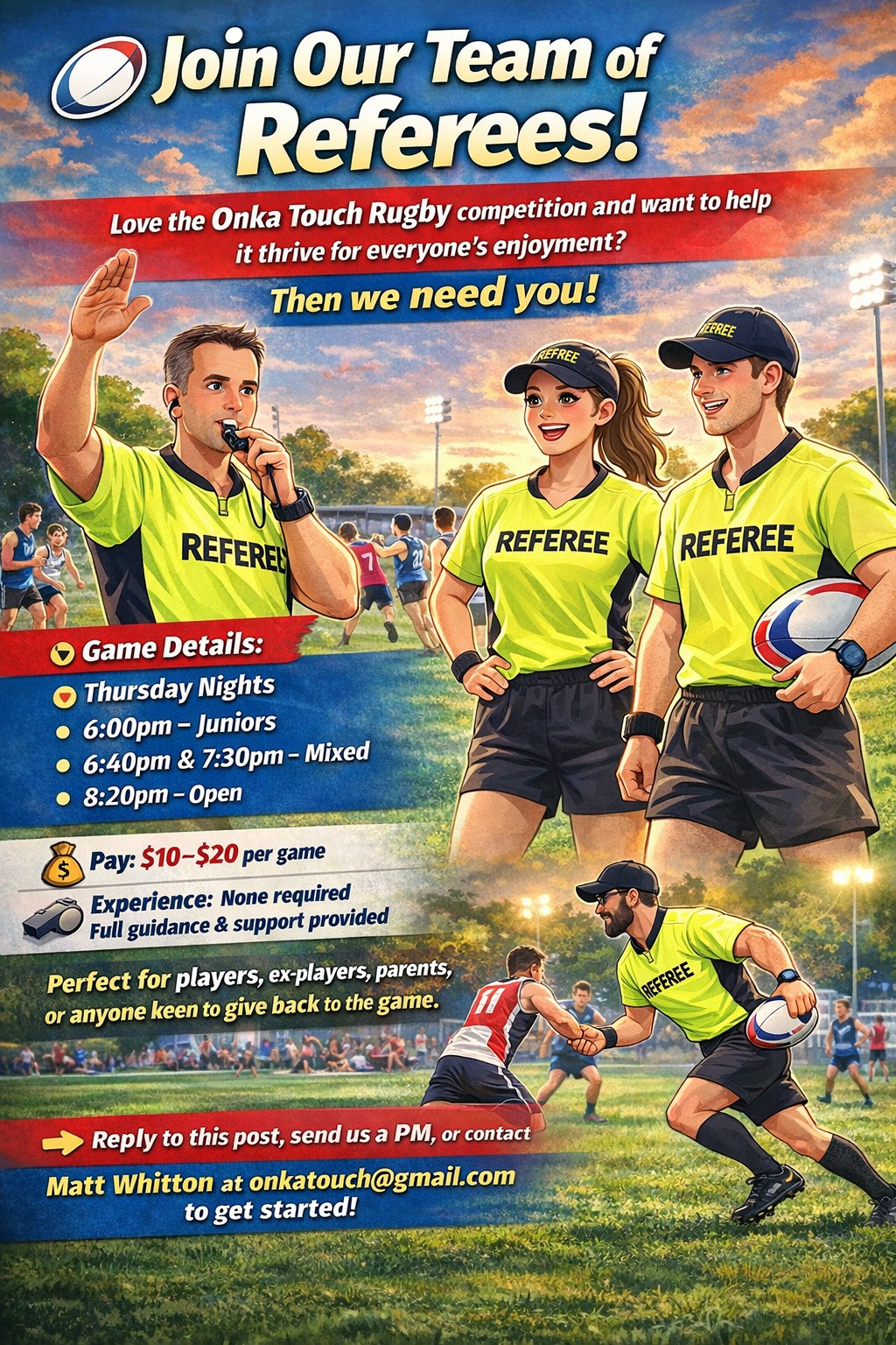 Onkaparinga Rugby Touch 7's | Adelaide SA