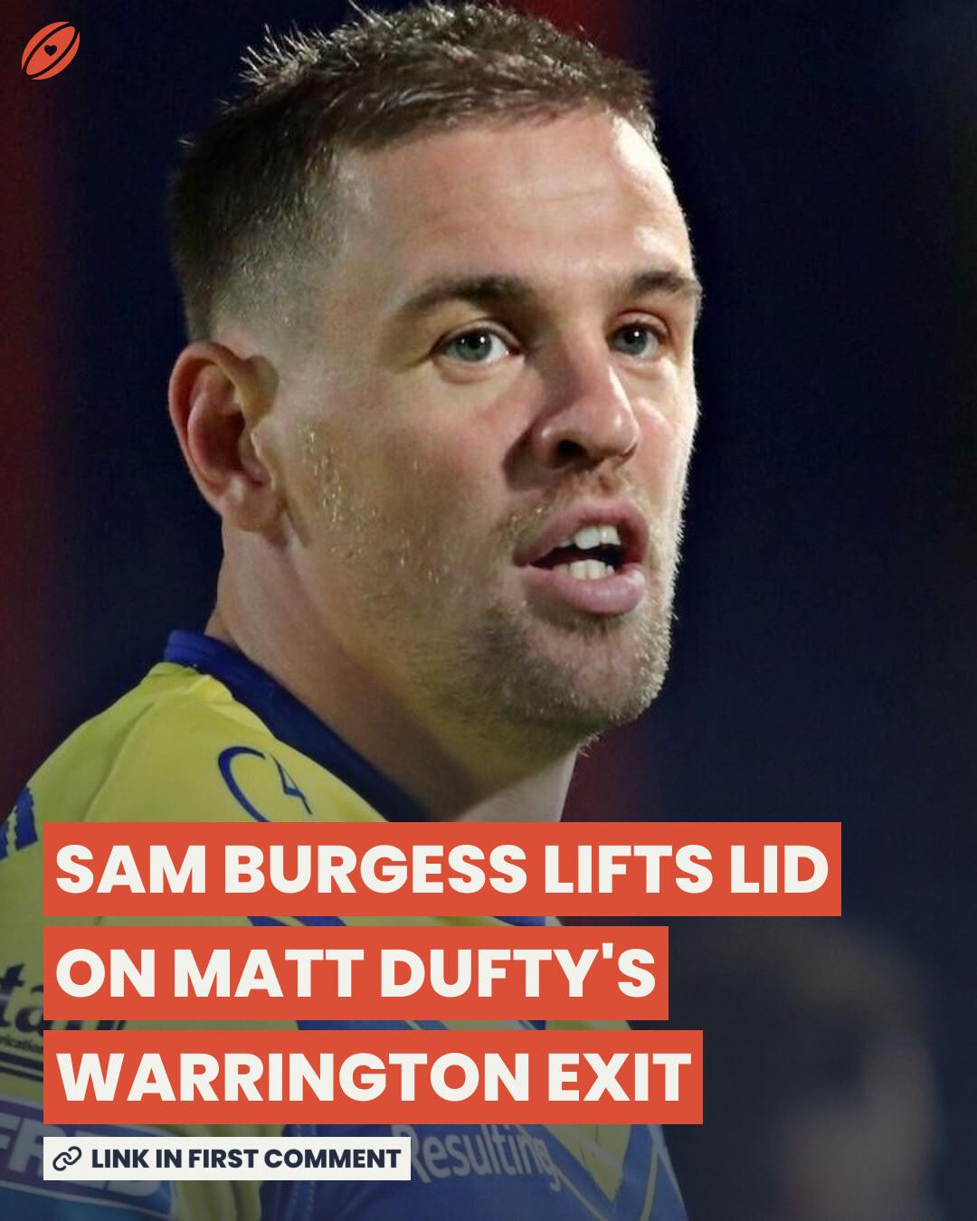 🐺 Warrington boss Sam Burgess says the... - Love Rugby League | Facebook