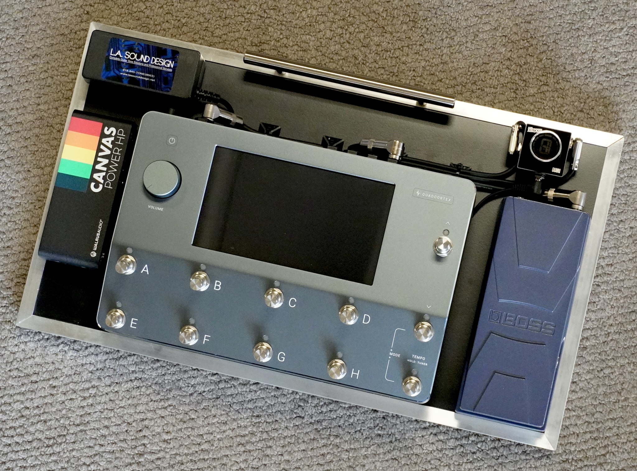【現物写真】Quad Cortex Here is a simple Quad Cortex board finished this week for a local