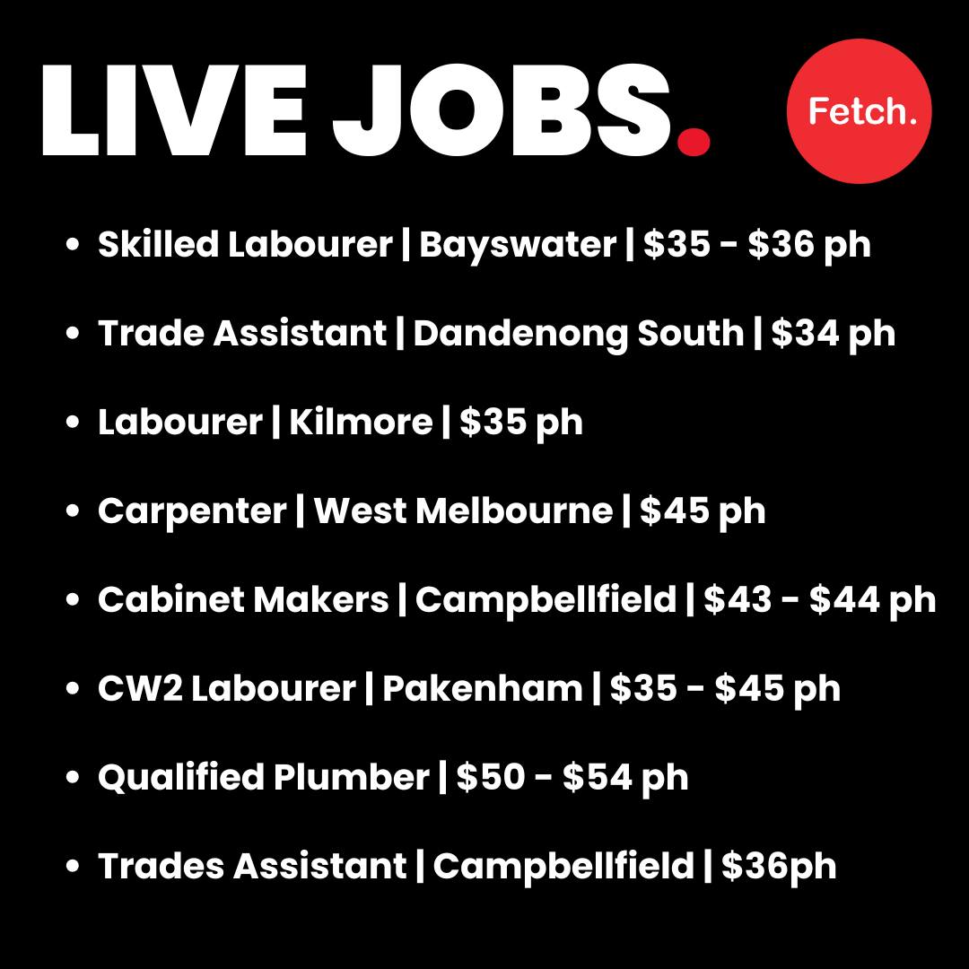 Fetch Trades & Labour Hire | Melbourne VIC