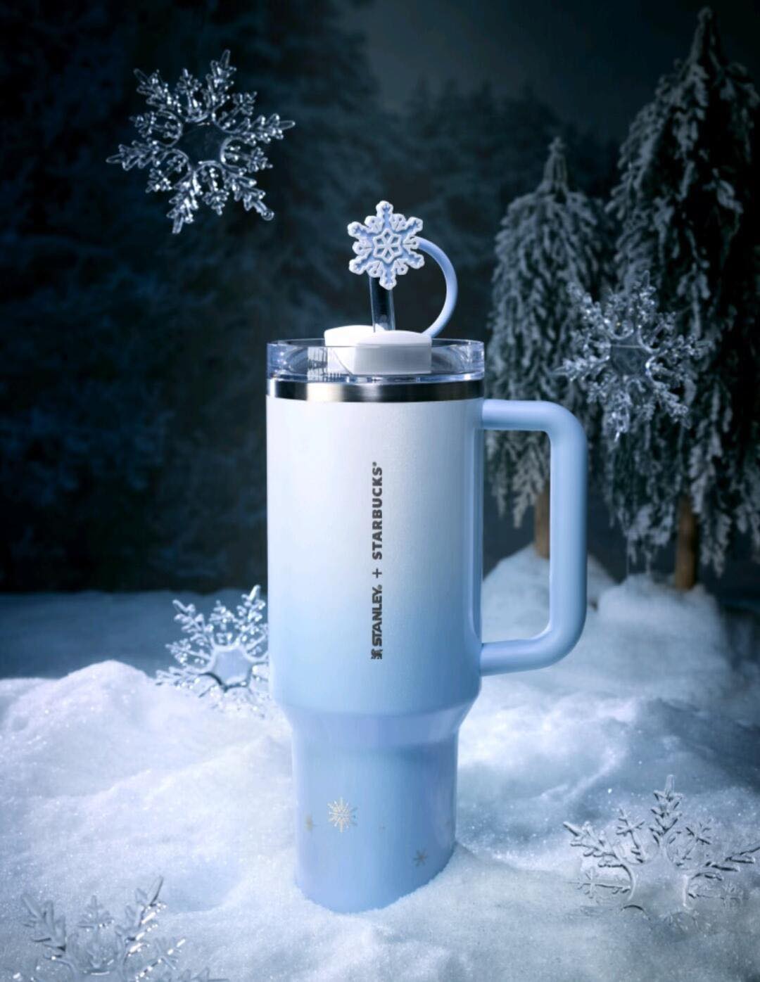 Starbucks China 2025 Snowlit Wonderland series Stanley stainless