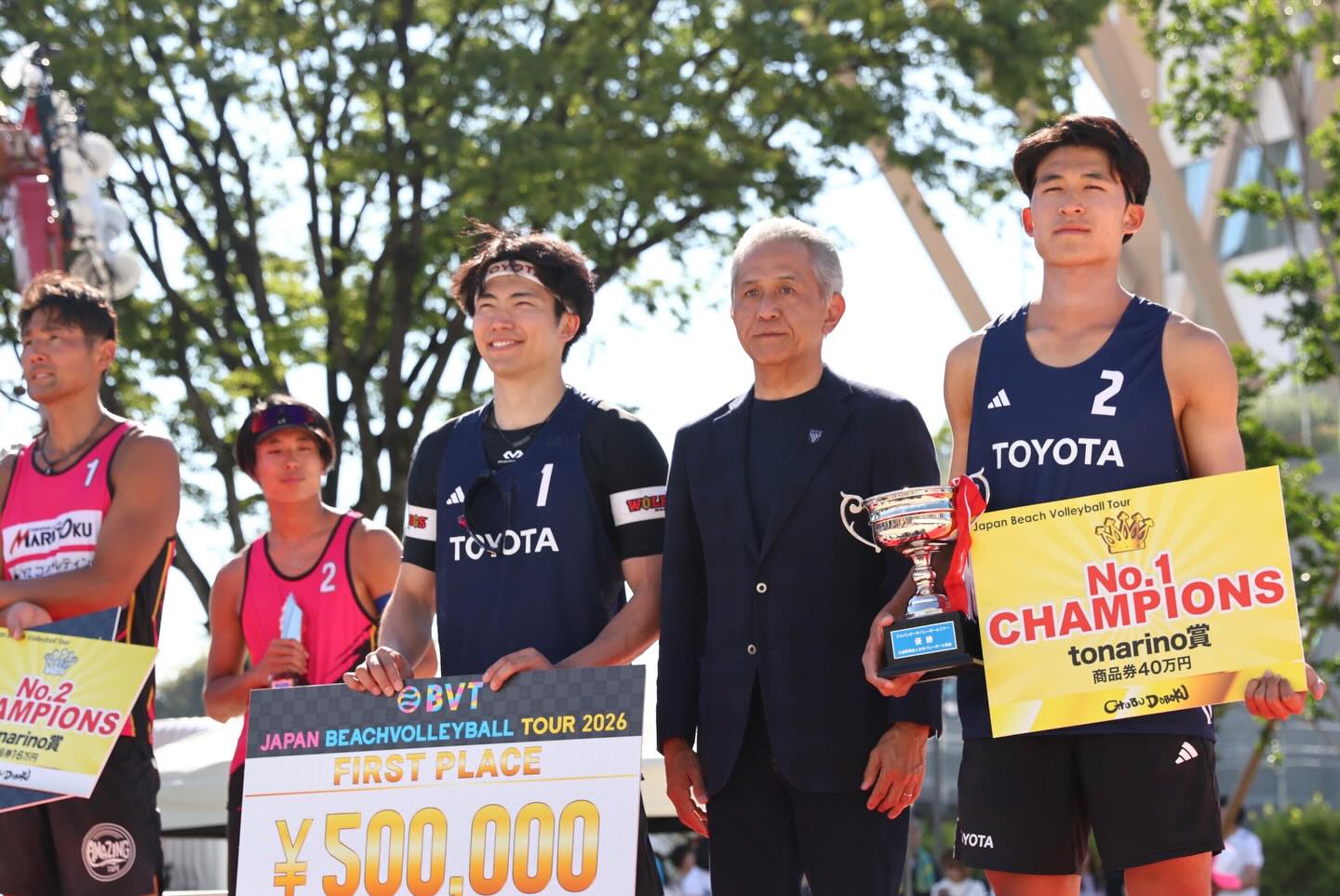 ?優勝? 決勝を戦い抜いた #水町泰杜 ／黒澤ペア✨ 表彰式の様子をお 