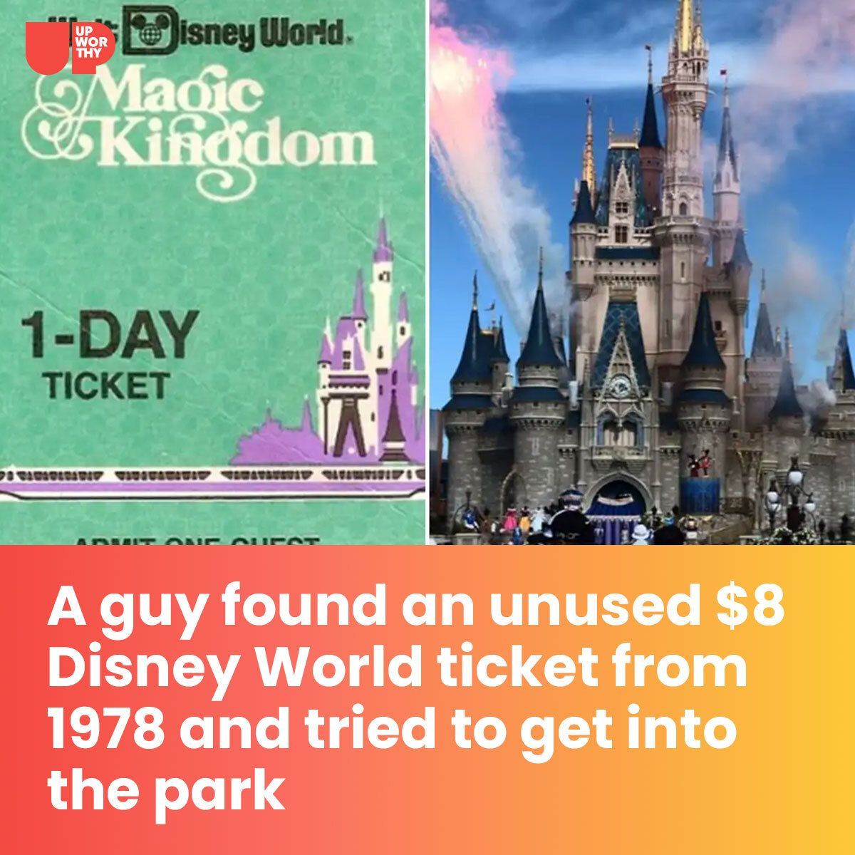 Matthew Ables' family had a Magic Kingdom coupon book from 1978