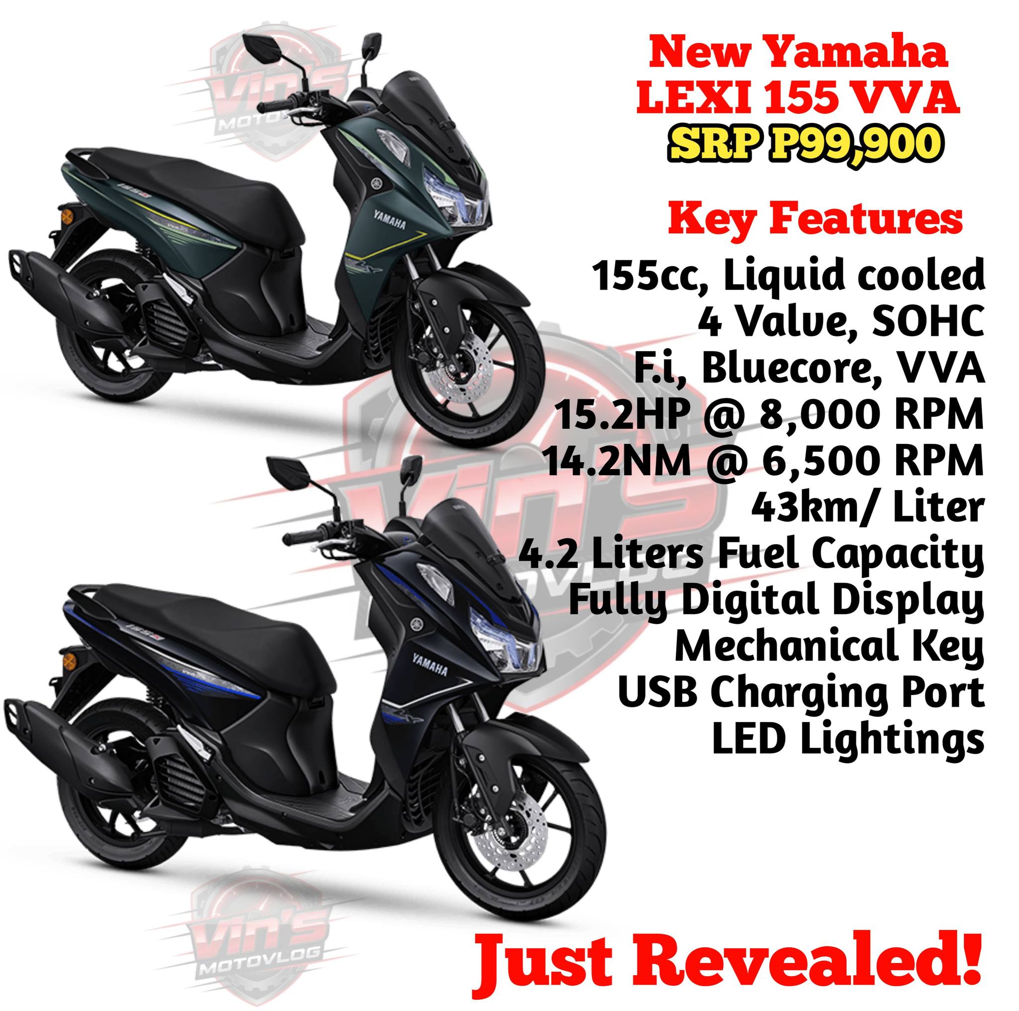 Sa wakas mga tol! Yamaha Lexi 155 🔥... - Vin's MotoVlog 2.0 | Facebook