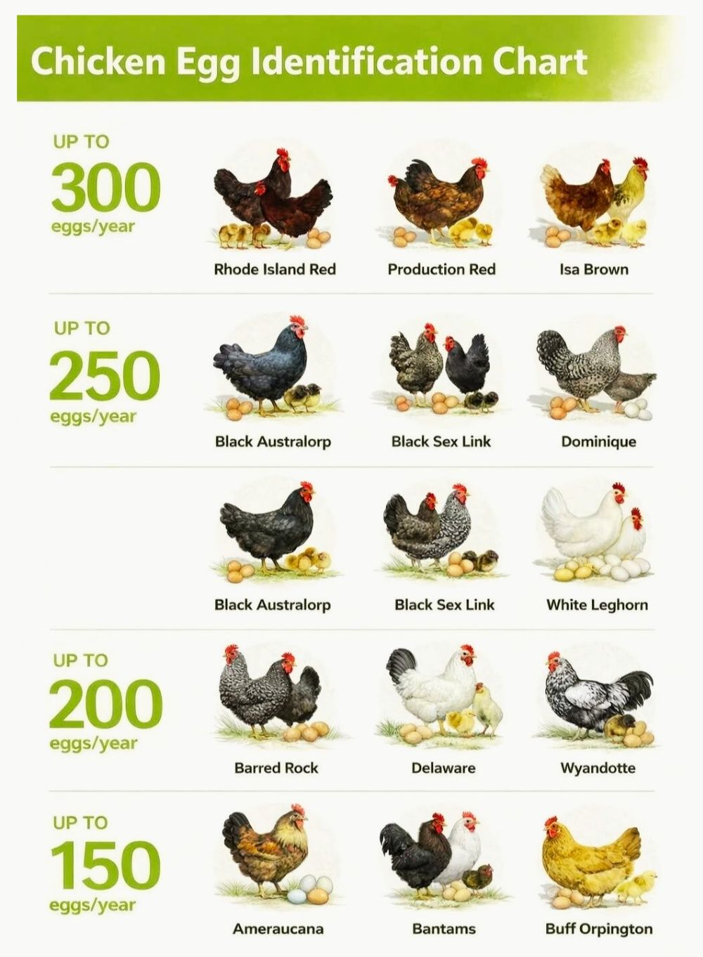 Cyan - Top Egg Laying Chicken Breeds For maximizing egg production ...