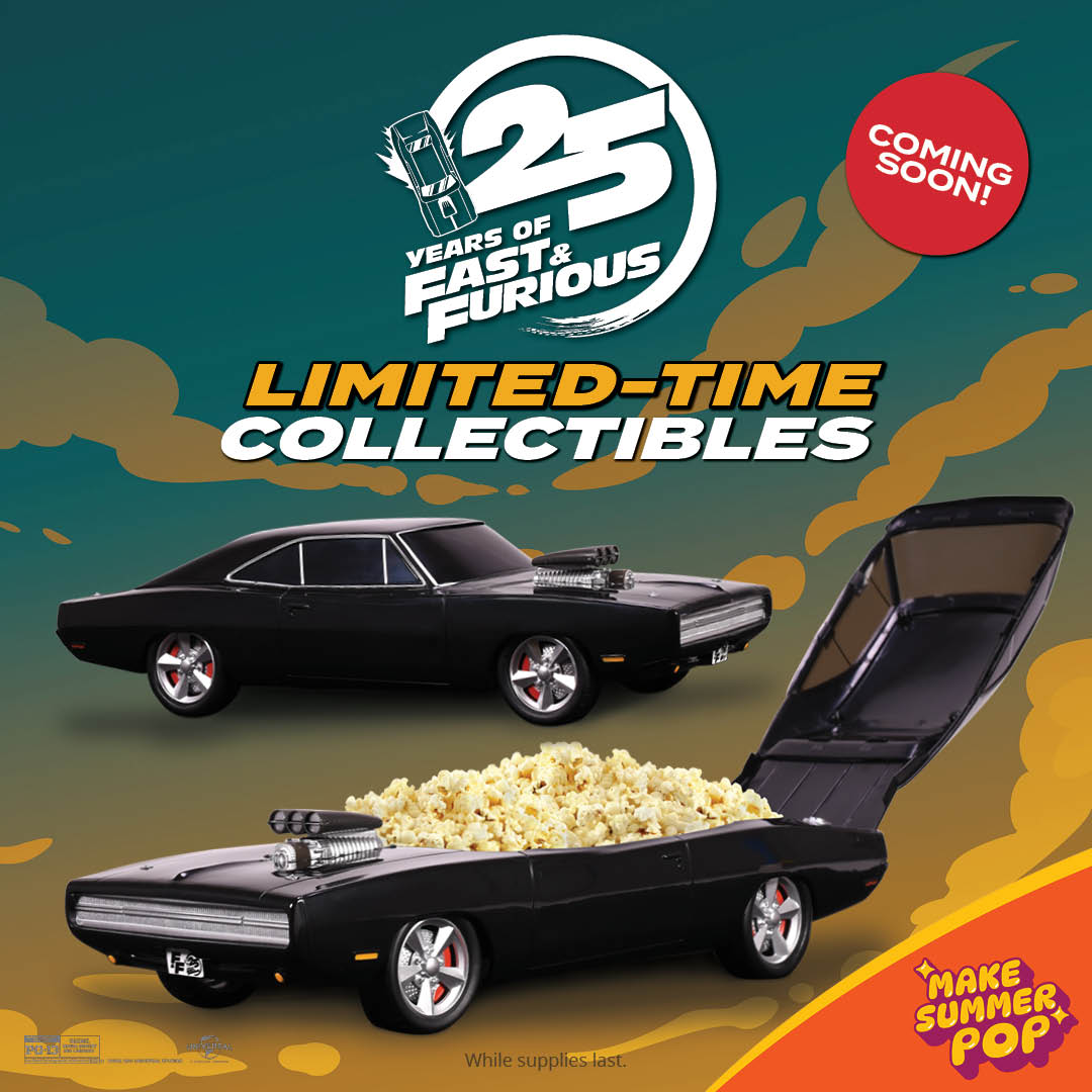 Start your engines. 🏁🍿 The Fast and the Furious 25th Anniversary