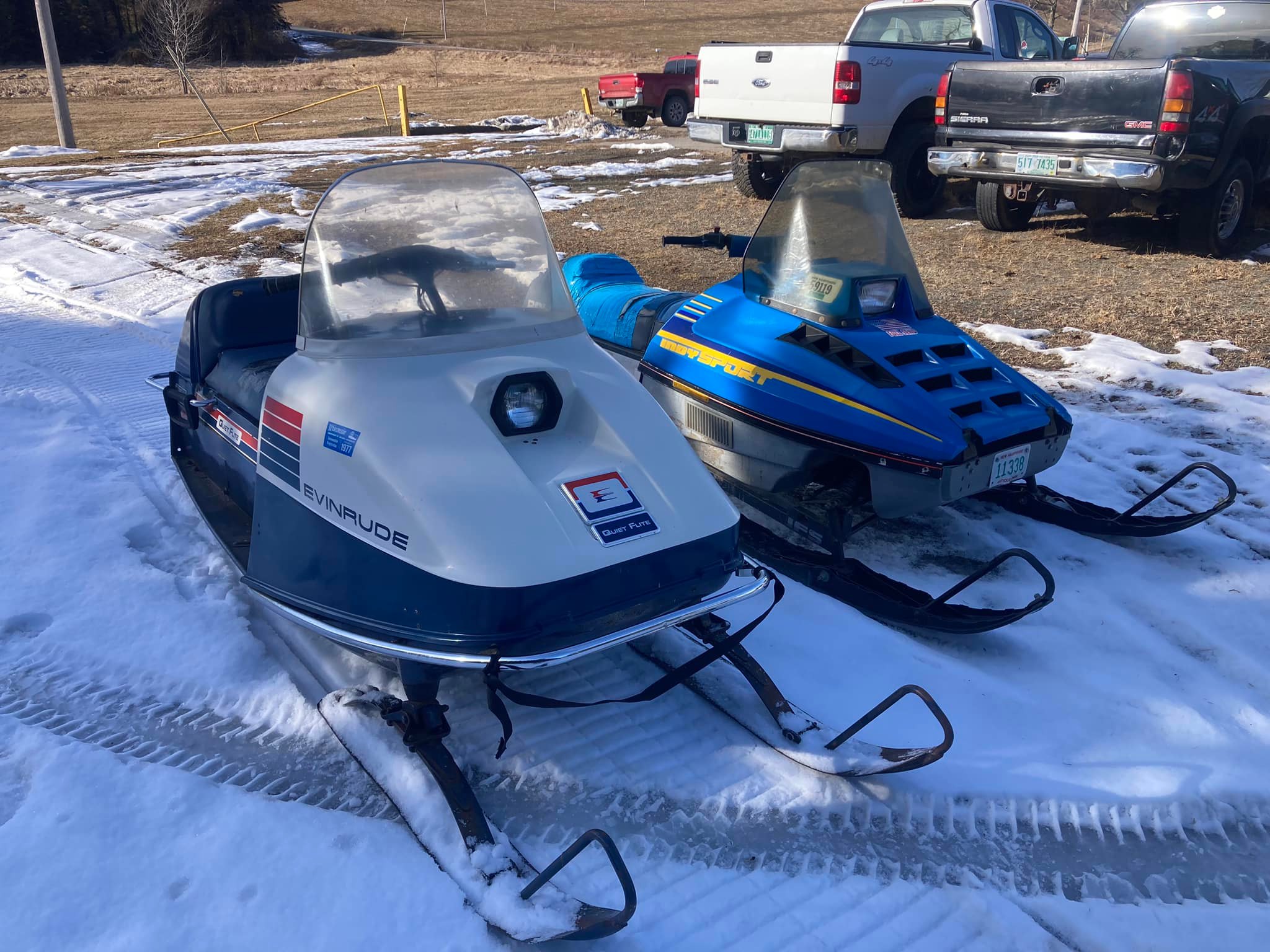 Tired Iron vintage snowmobile collection