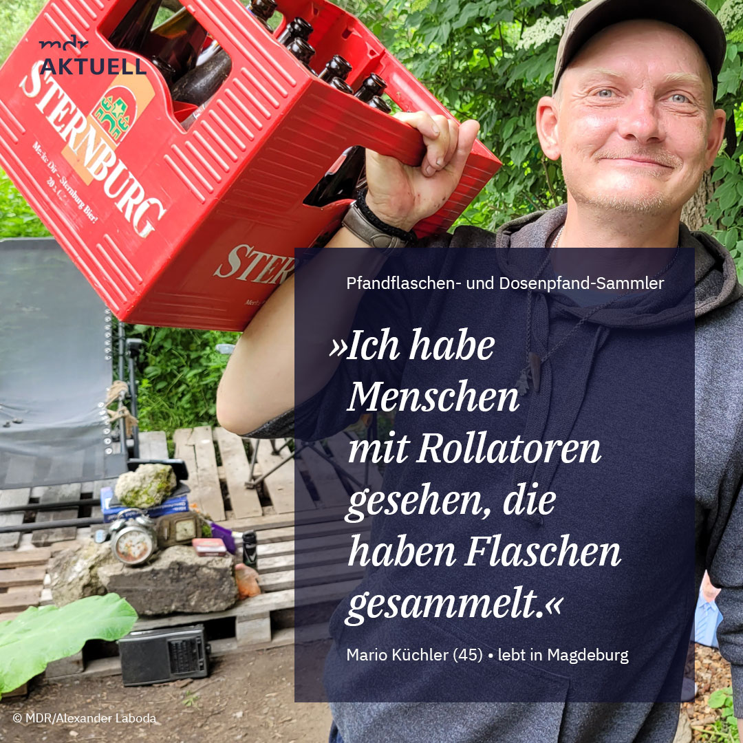 Flaschen- und Dosenpfand sind für viele Menschen in Deutschland eine wichtige Einnahmequelle. Jetzt im Sommer gibt es da viel zu holen, und die Konkurrenz ums Leergut nimmt zu, wie uns ein Flaschensam