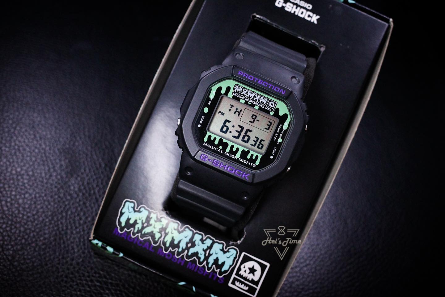 🛹 G-Shock x MxMxM DW-5600VT 15 週年限定毒綠泥漿小方塊】 G-Shock