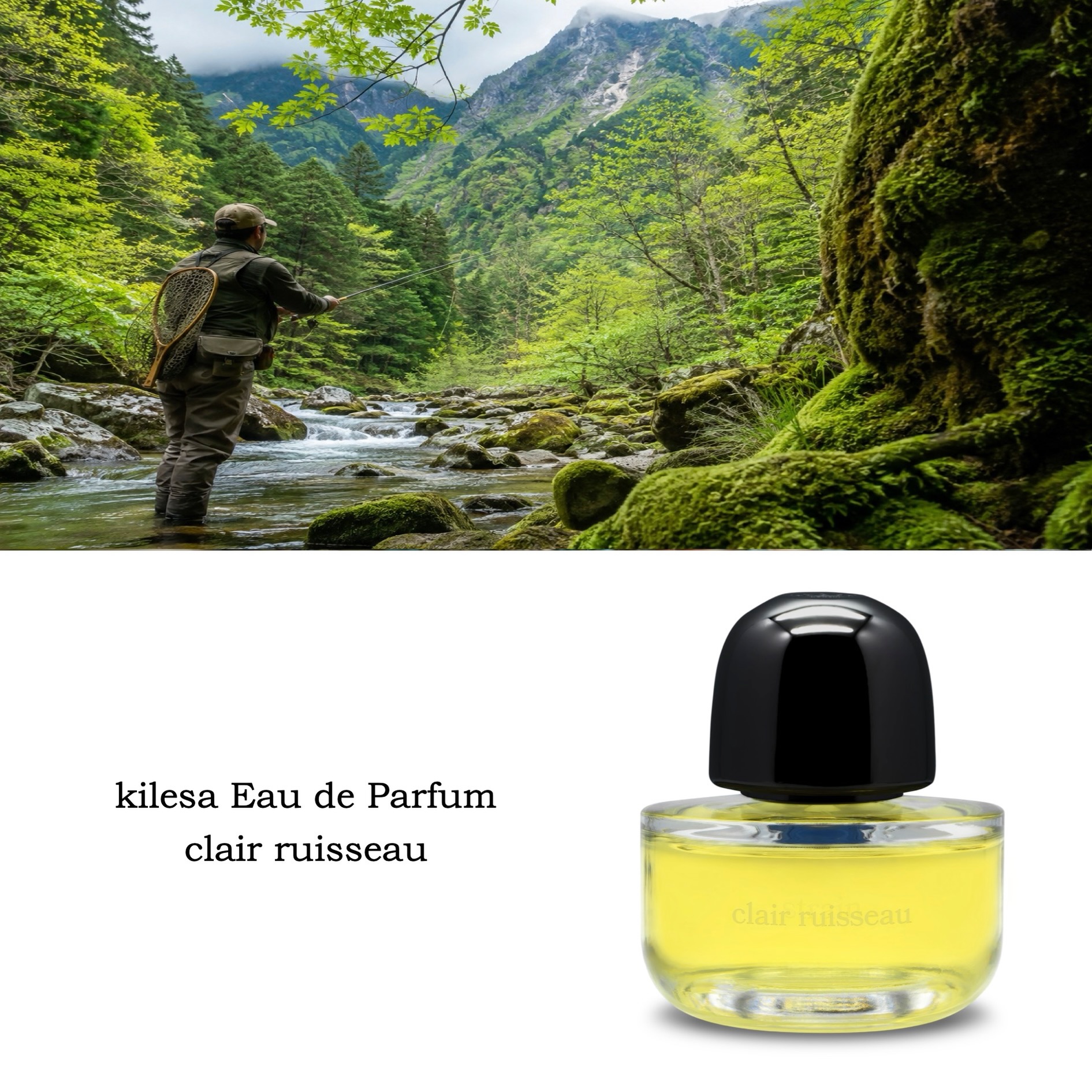 新作香水「clair ruisseau」を本日より発売いたします。 キレーサclair