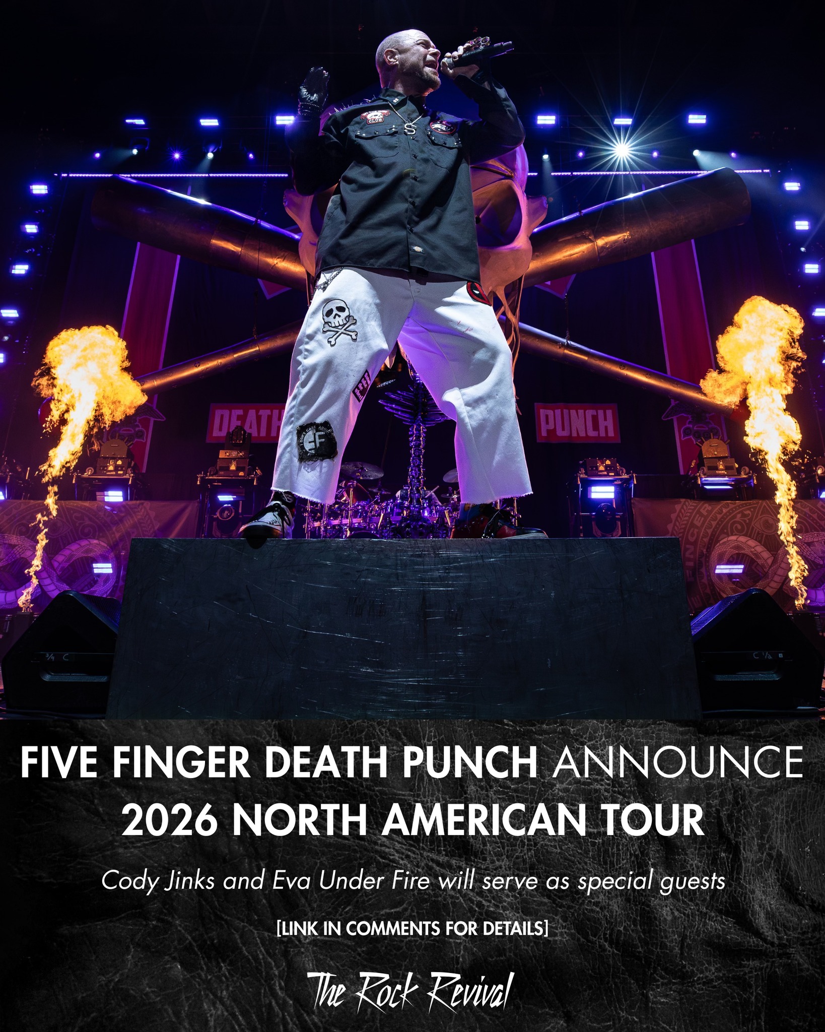 🚨JUST ANNOUNCED🚨 Five Finger Death Punch is coming to Riverbend