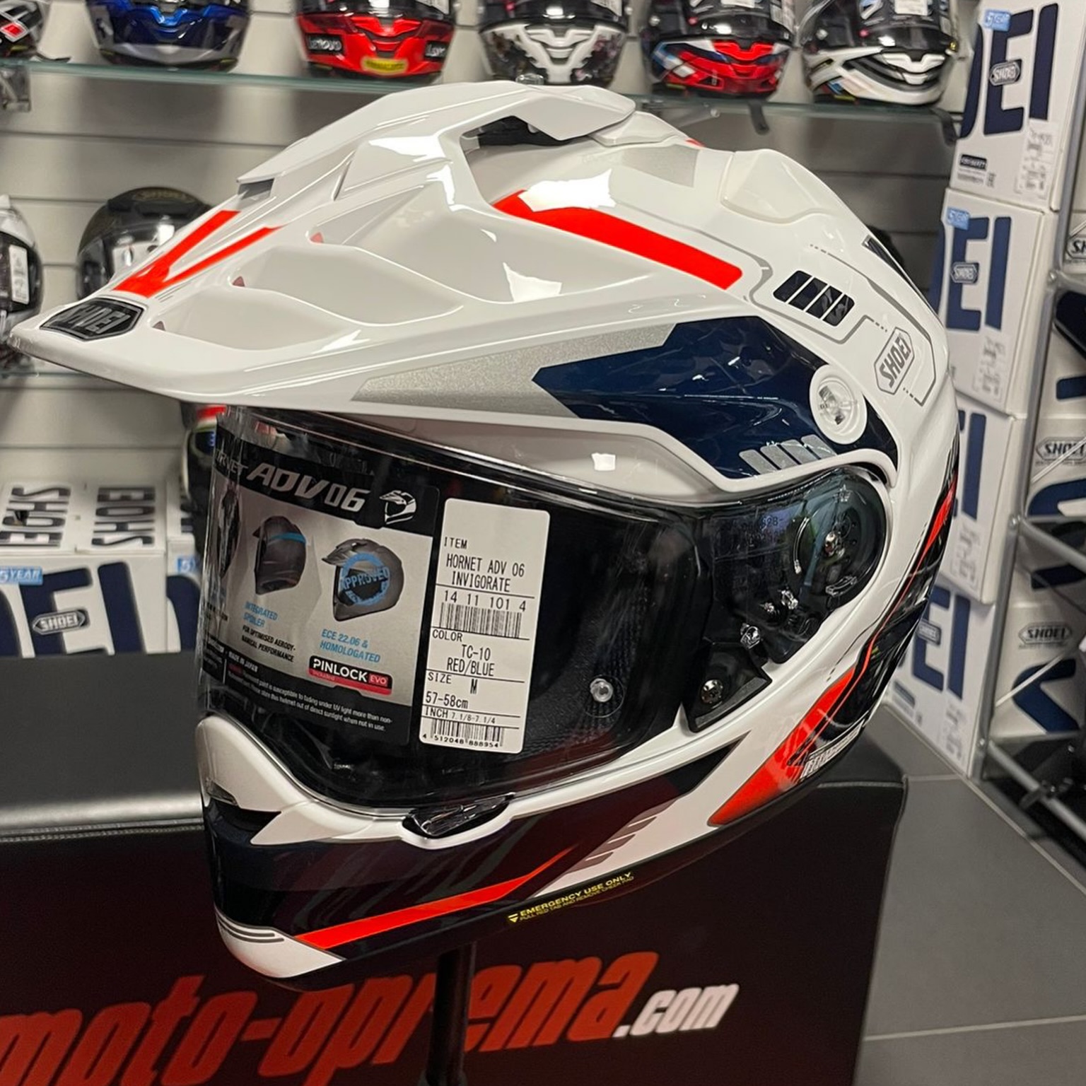 SHOEI HORNET ADV 06 INVIGORATE TC-10 Shoei Italia #shoei