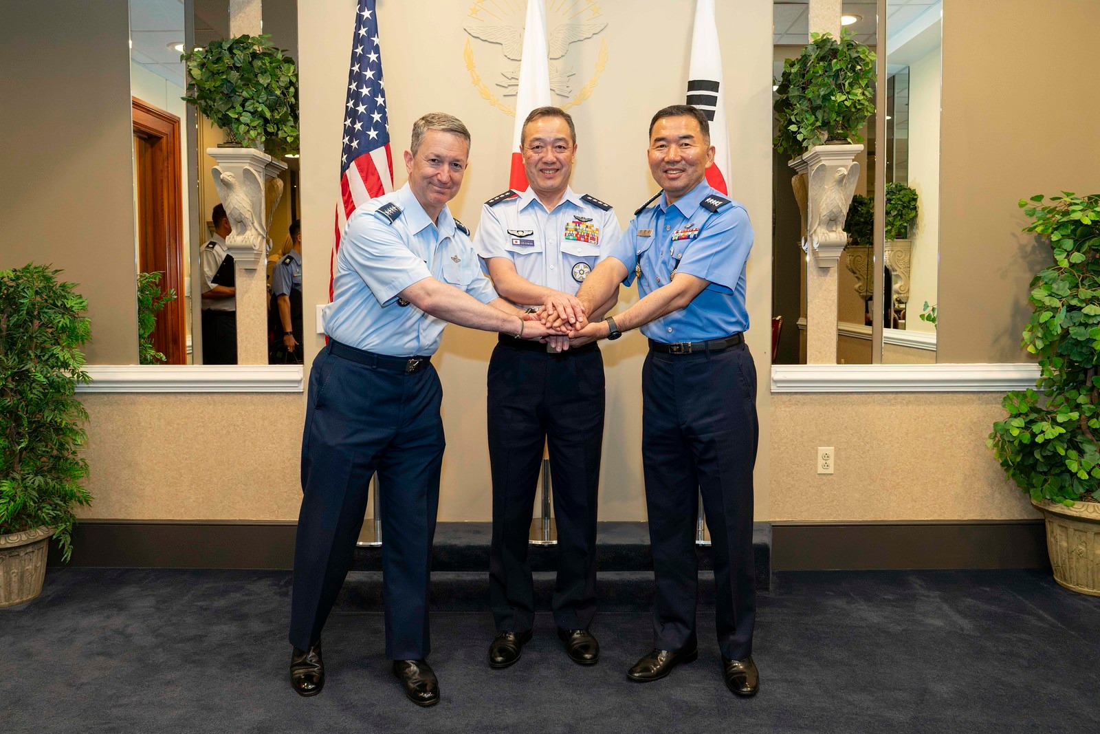米統合参謀本部議長（大将）チャレンジ 7月15日、 #内倉統幕長 は米国戦争省においてケイン米統合参謀本部議長