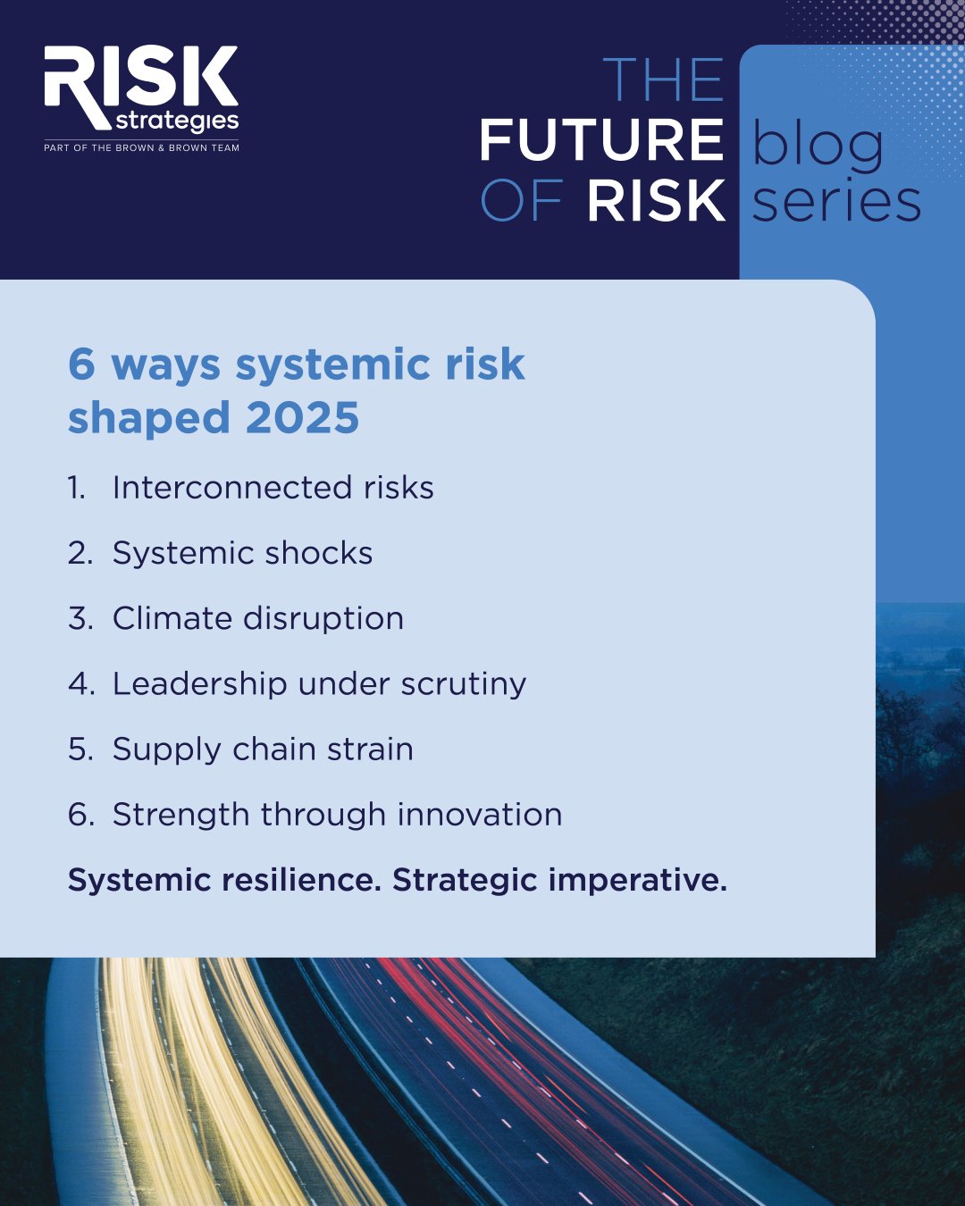 Risk - Throughout 2025, we explored how systemic risk has become the ...