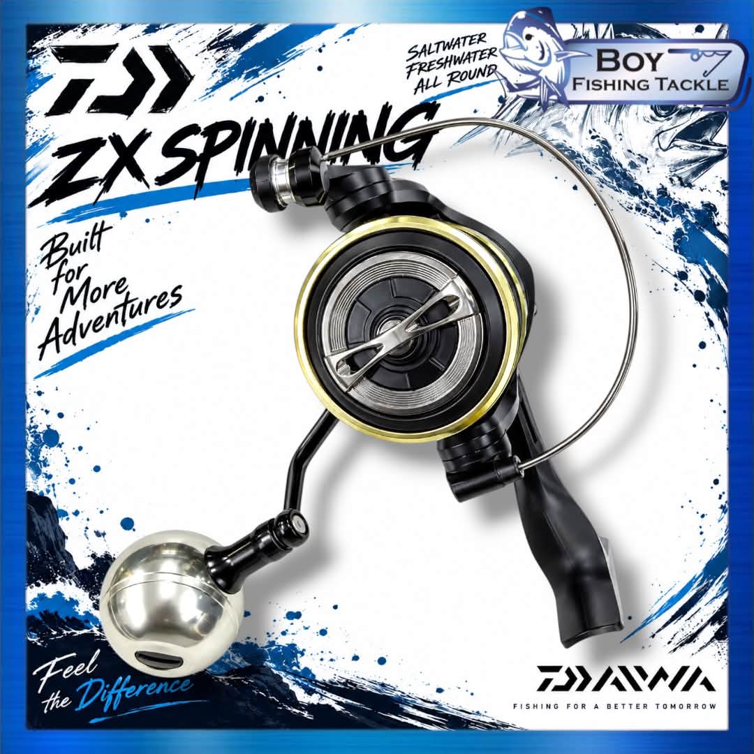 Daiwa ZX spinning reel for saltwater and freshwater