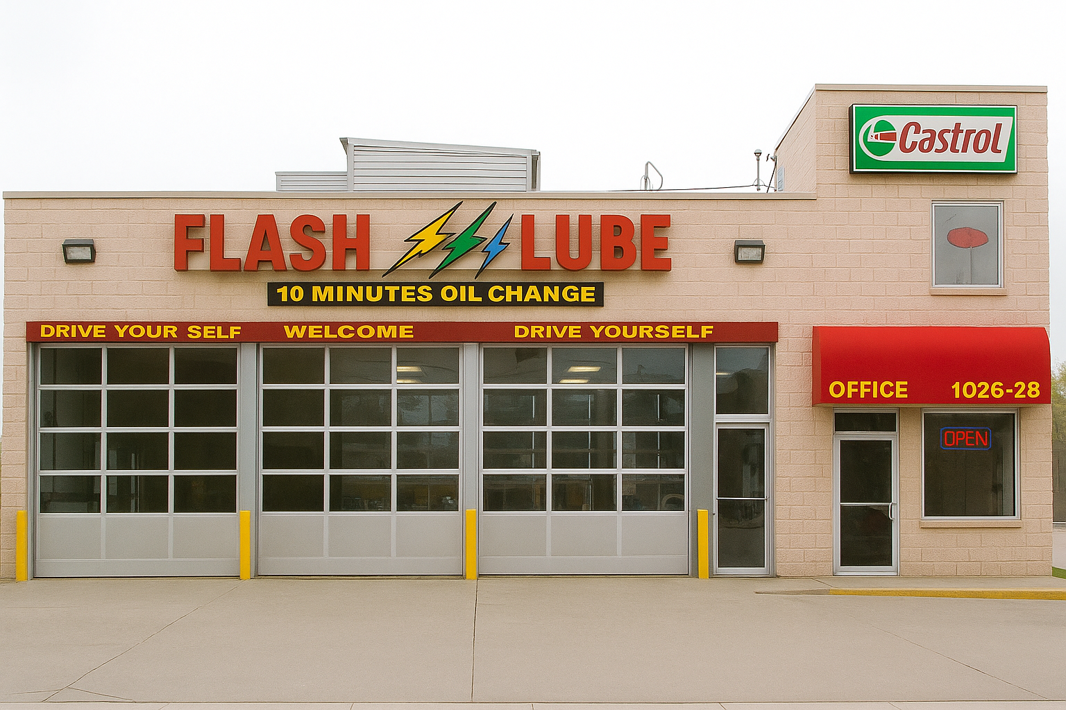 Flash Lube Oil Change