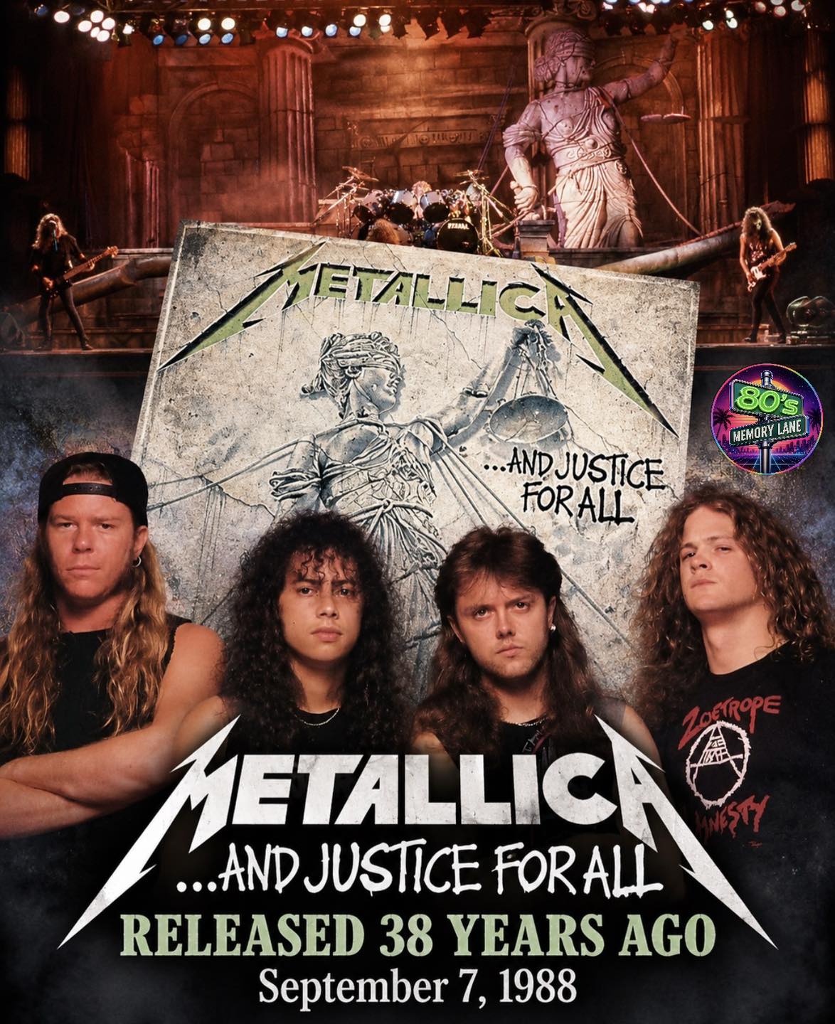 Released 38 years ago on September 7, 1988, Metallica's …And
