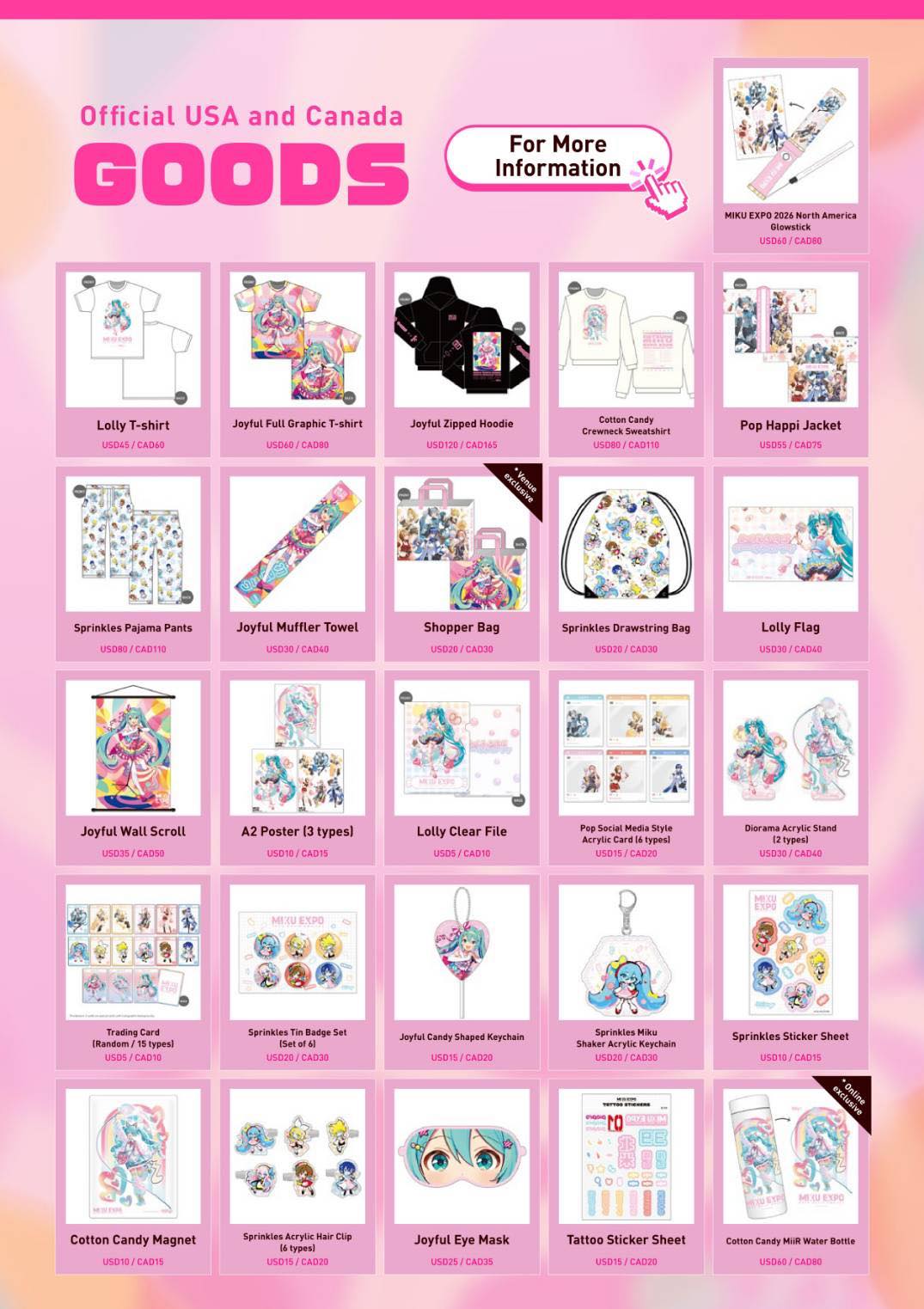 🌐MIKU EXPO 2026 North America - Chicago🌐 Here is the goods line