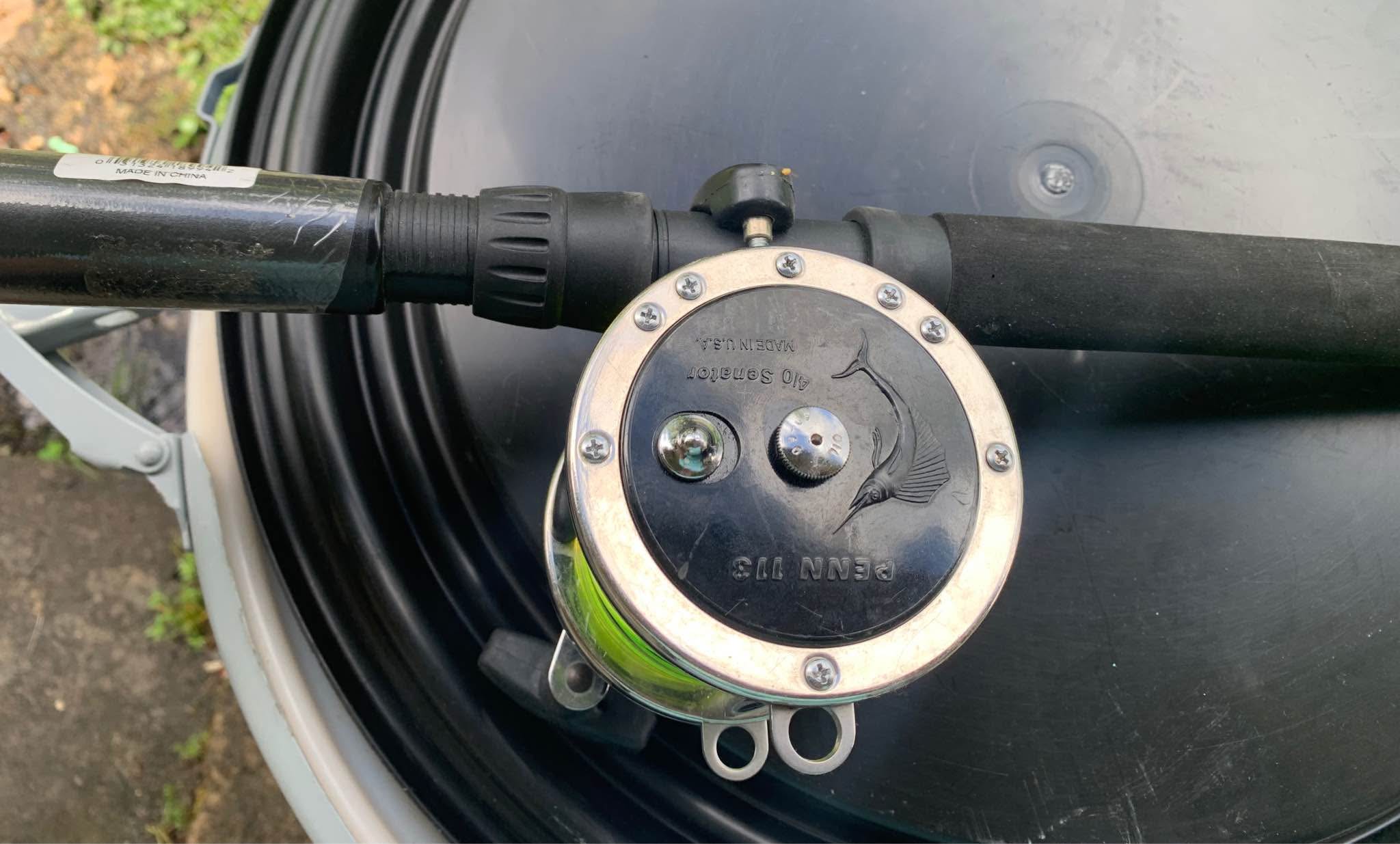 Penn 113 4/0 Senator Reel w line Penn Rampage 15-30lbs Rod (new ...