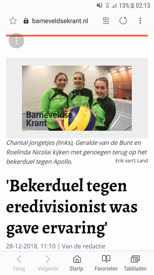 Zo aan het einde van 2018 kijken... - Simplex / SSS Dames 1