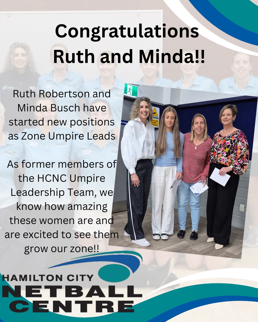 🌟 Congratulations Ruth &... - Hamilton City Netball Centre | Facebook