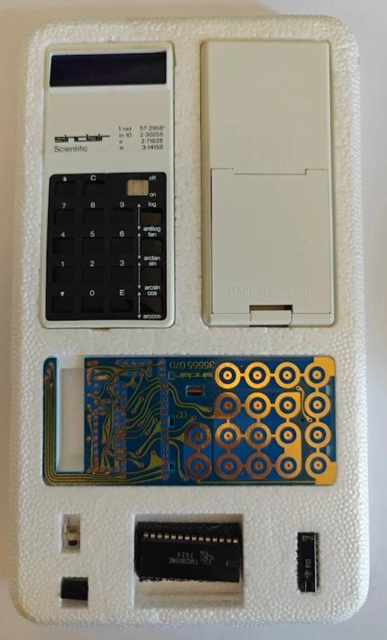 Building a vintage Sinclair scientific calculator with Texas