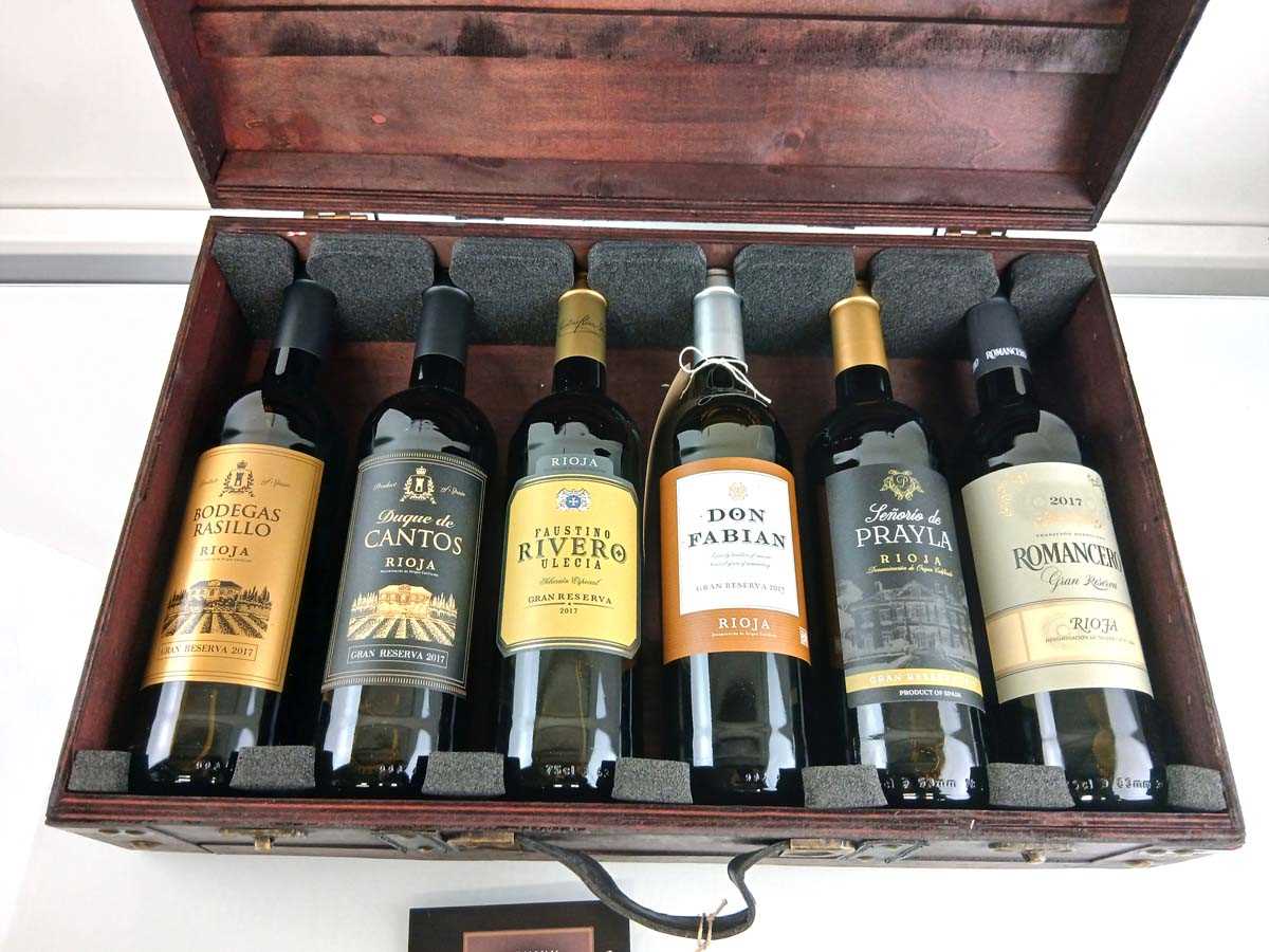 W&H - Wines, Beers and Spirits Auction Featuring Lot 382: A Rioja Gift ...