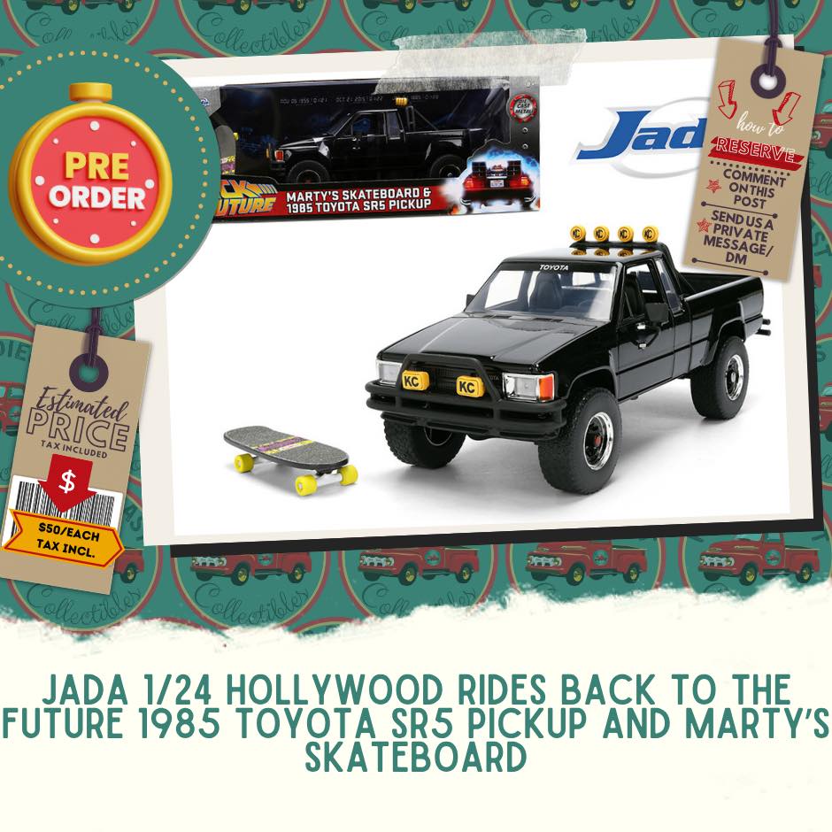Jada 1/24 Back to the Future 1985 Toyota SR5 Pickup pre-order