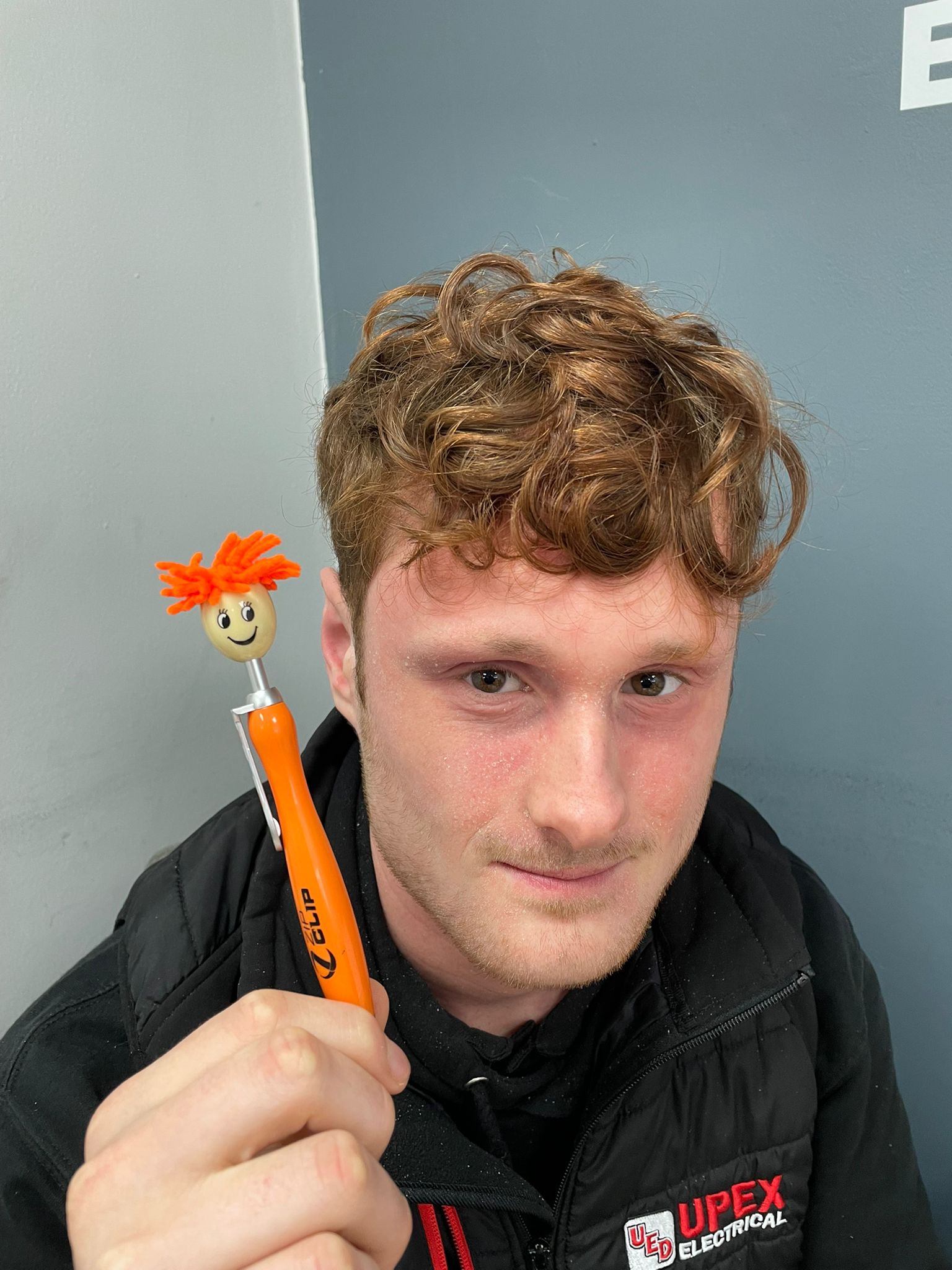 Upex - Harry at our Newton Aycliffe branch, proudly showing off his new ...