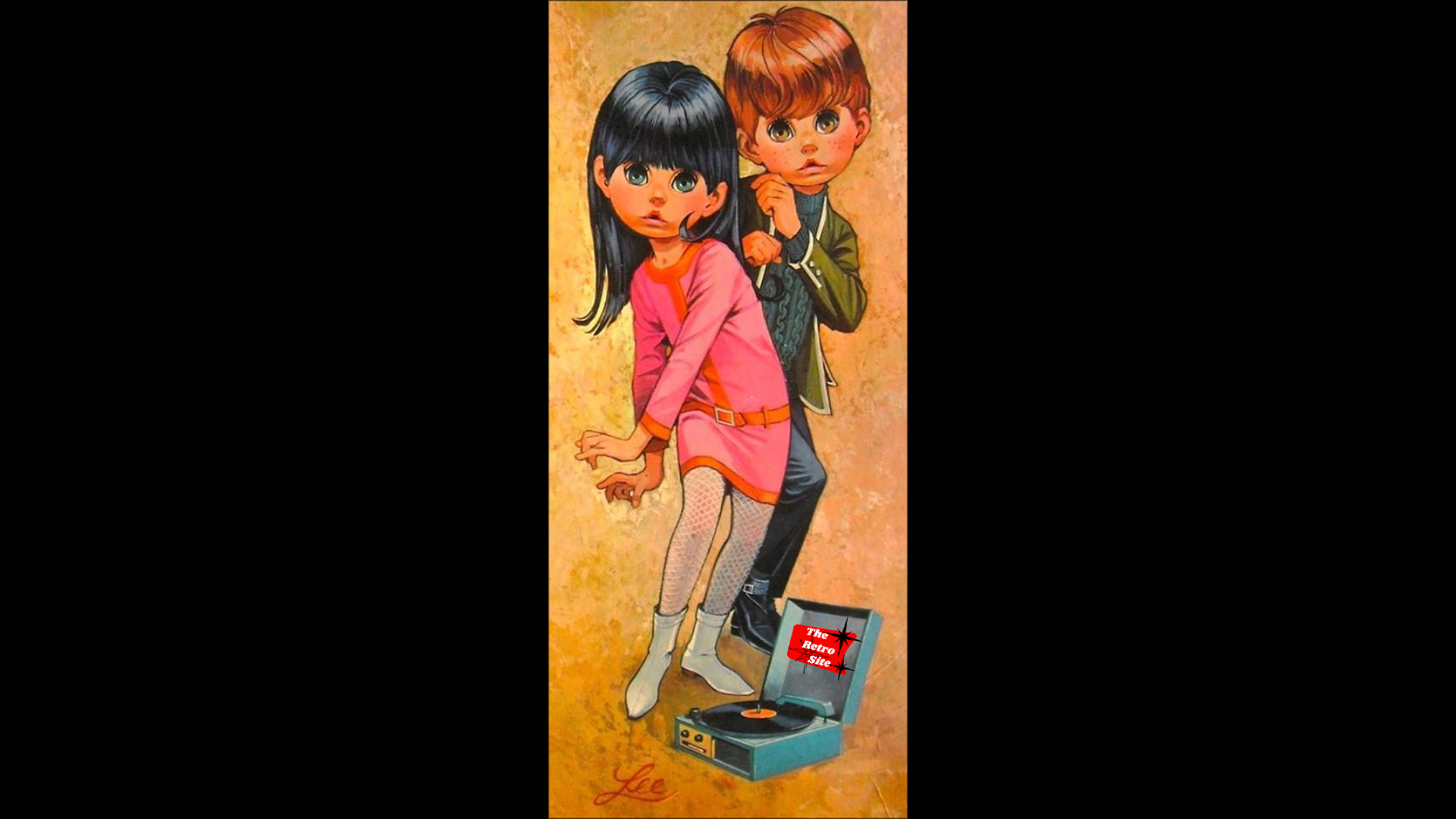 1960s LEE “Big Eyes” print is darling!