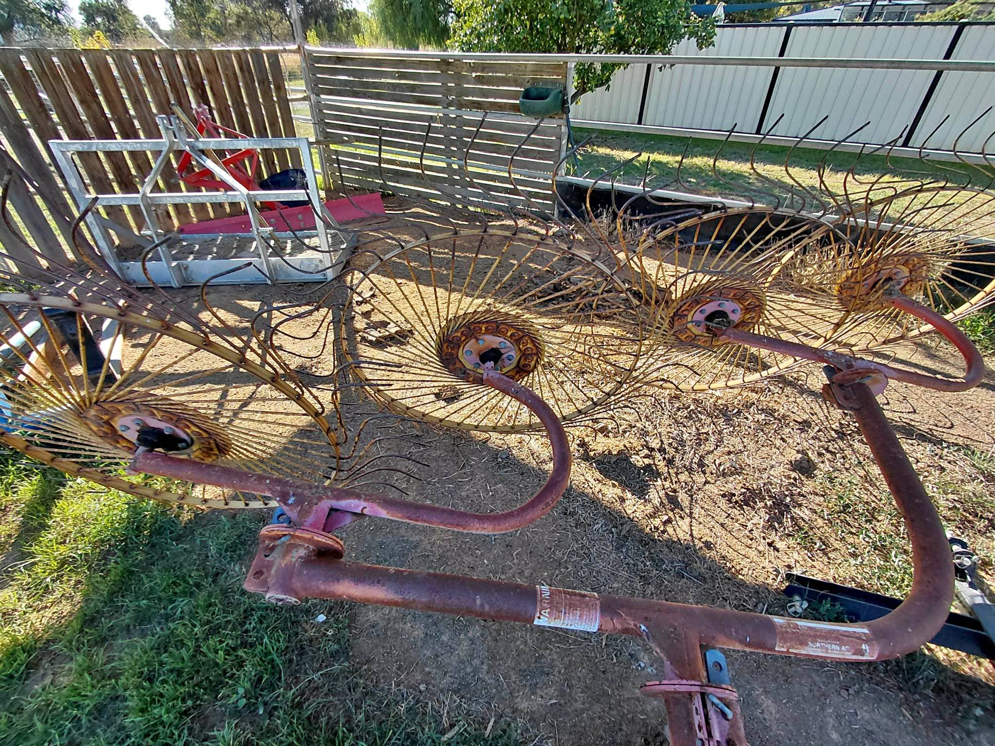 4 Wheel Hay Rake 3PL - Garden Tools & Equipment - Tatura, Victoria ...