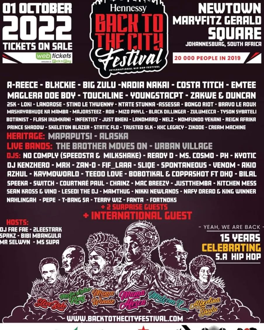 Women In Hip-Hop Podcast - The lineup for @backtothecityfestival is out ...