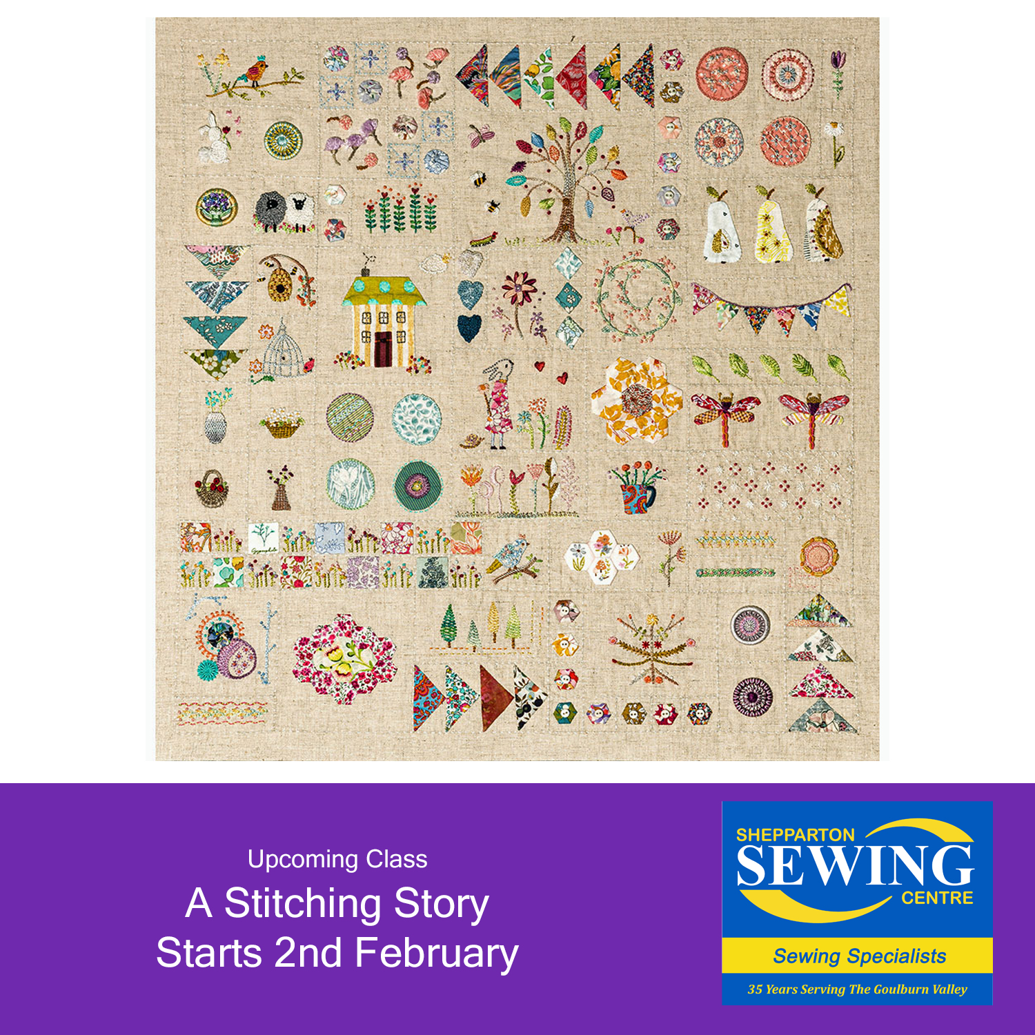 Shepparton - Ready to discover the gentle art of slow stitching? 🧵