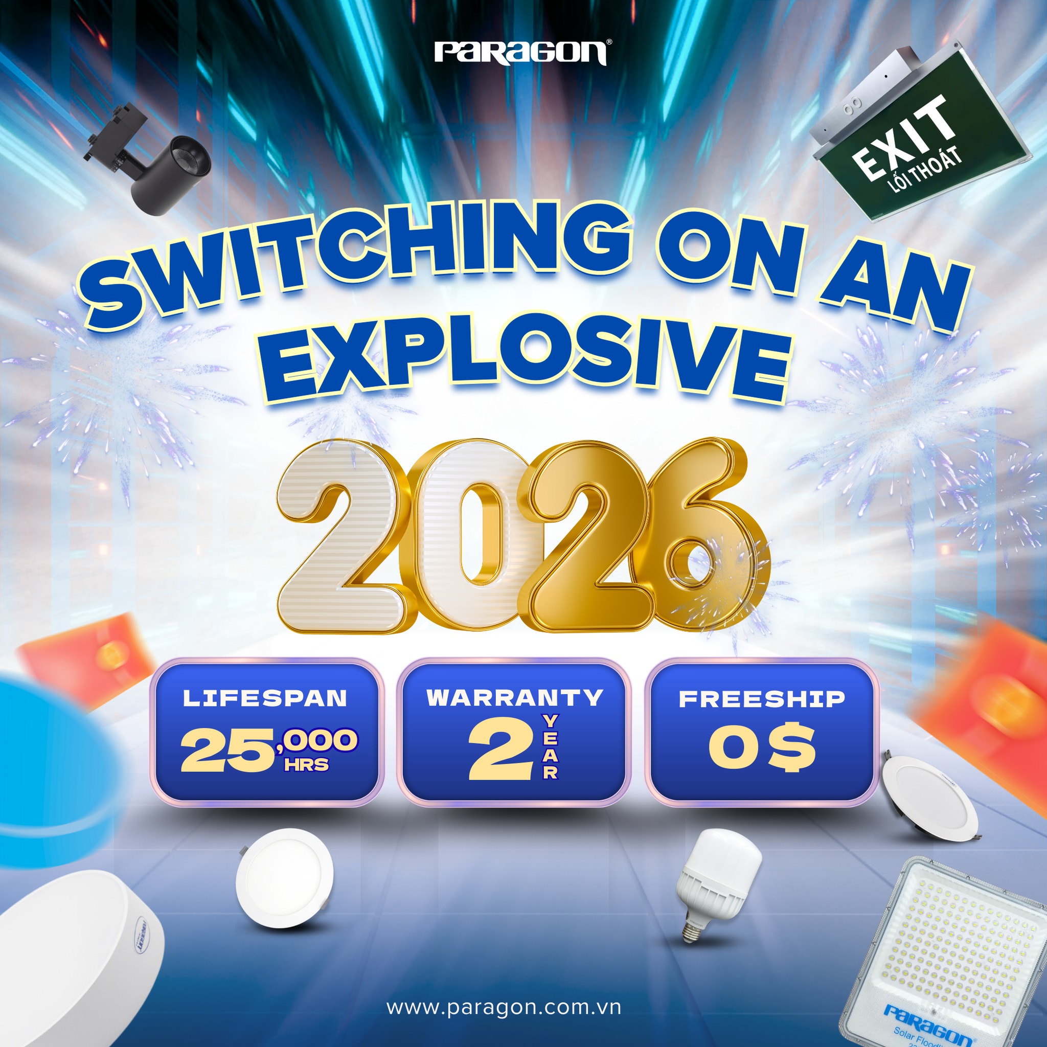 Paragon - Monday, switching on an explosive 2026... The holidays are ...
