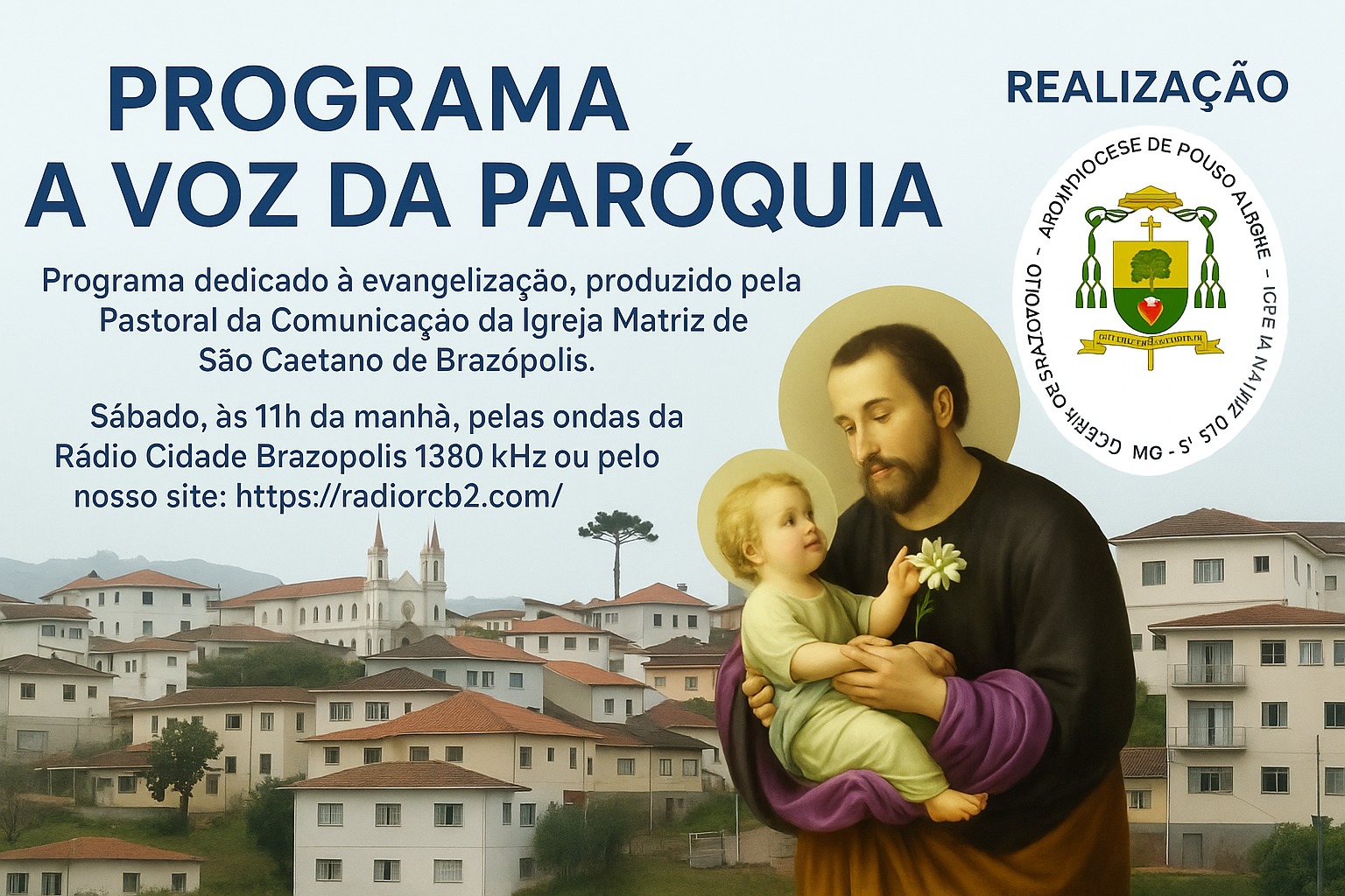 Rádio cidade Brazopolis1380 KHz/RCB2 | https://radiorcb2.com/ | Facebook