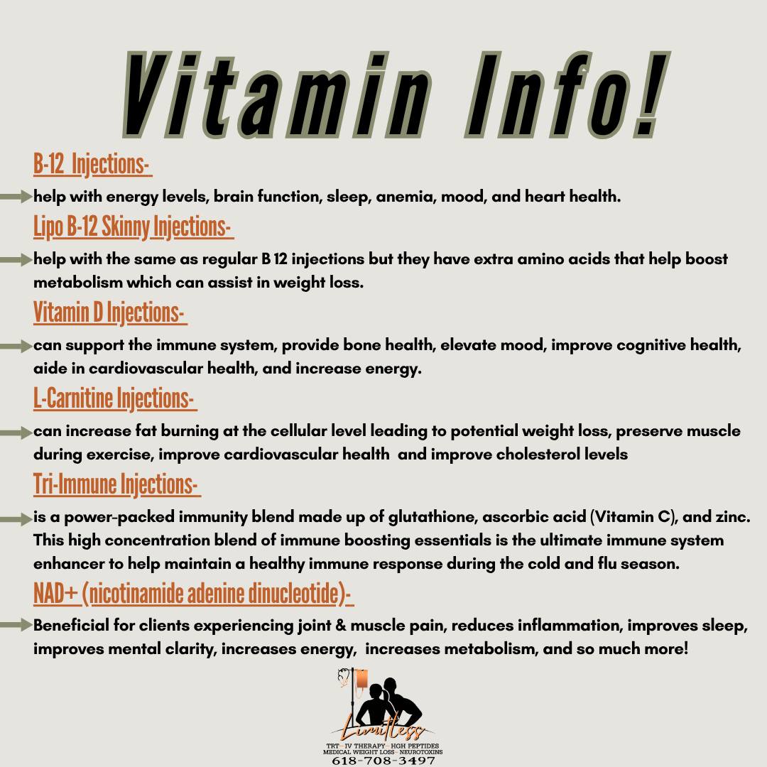 Curious about Tirzepatide injection therapy and how it works with us here at LIMITLESS? Here's the skinny! 😉 #southernillinoishealth #tirzepatideweightloss #tirzepatidecompound #limitlessspartail #health #wellness #healthandwellness #weigh 
