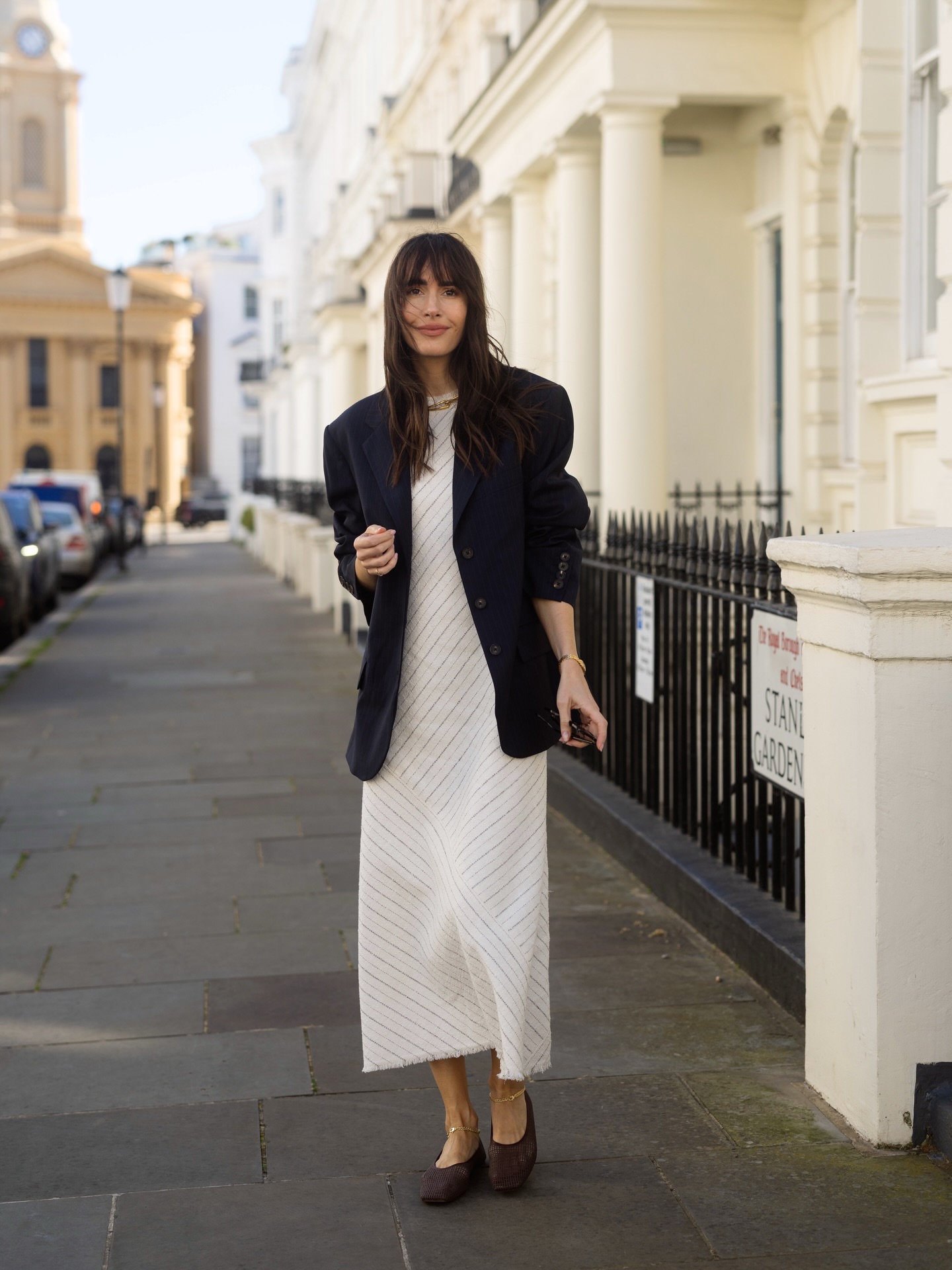 flowy dress with blazer My uniform for office days this season: maxi + oversized blazer. @meandem AD Links in my stories INV-3436147