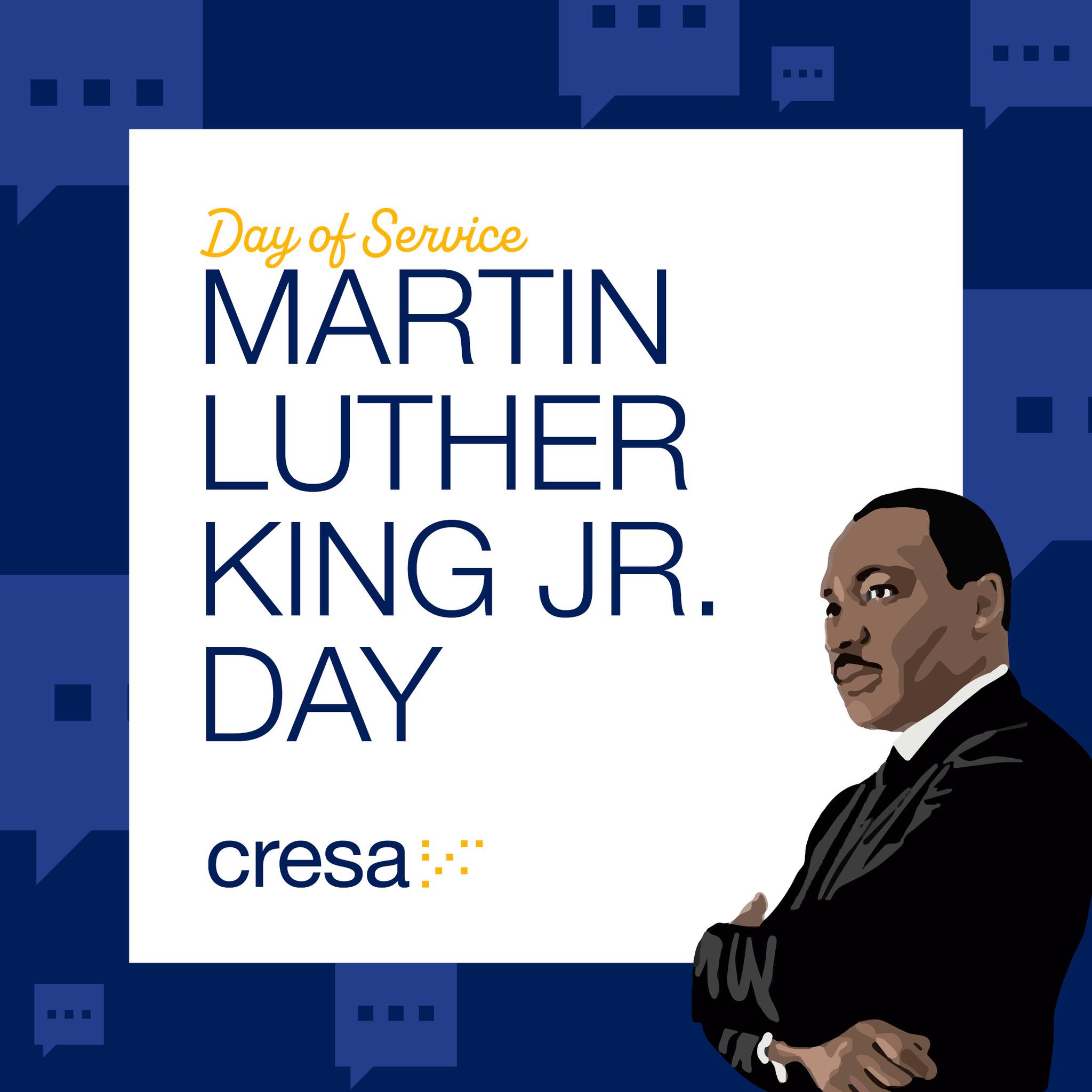 Cresa - Today we honor the life and legacy of Dr. King, a visionary ...
