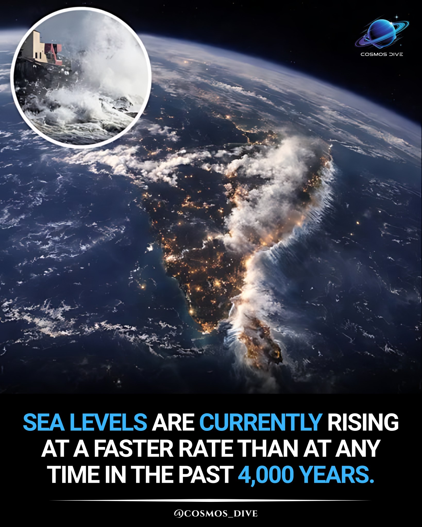 Cosmos Dive - Scientists confirm that global sea levels... | Facebook
